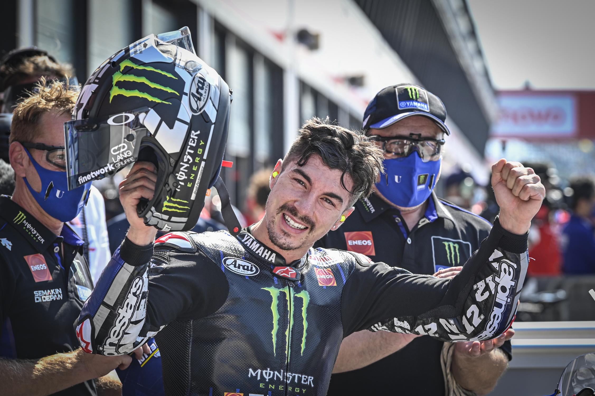 Maverick Viñales ha sido competitivo desde el primer día en Misano.