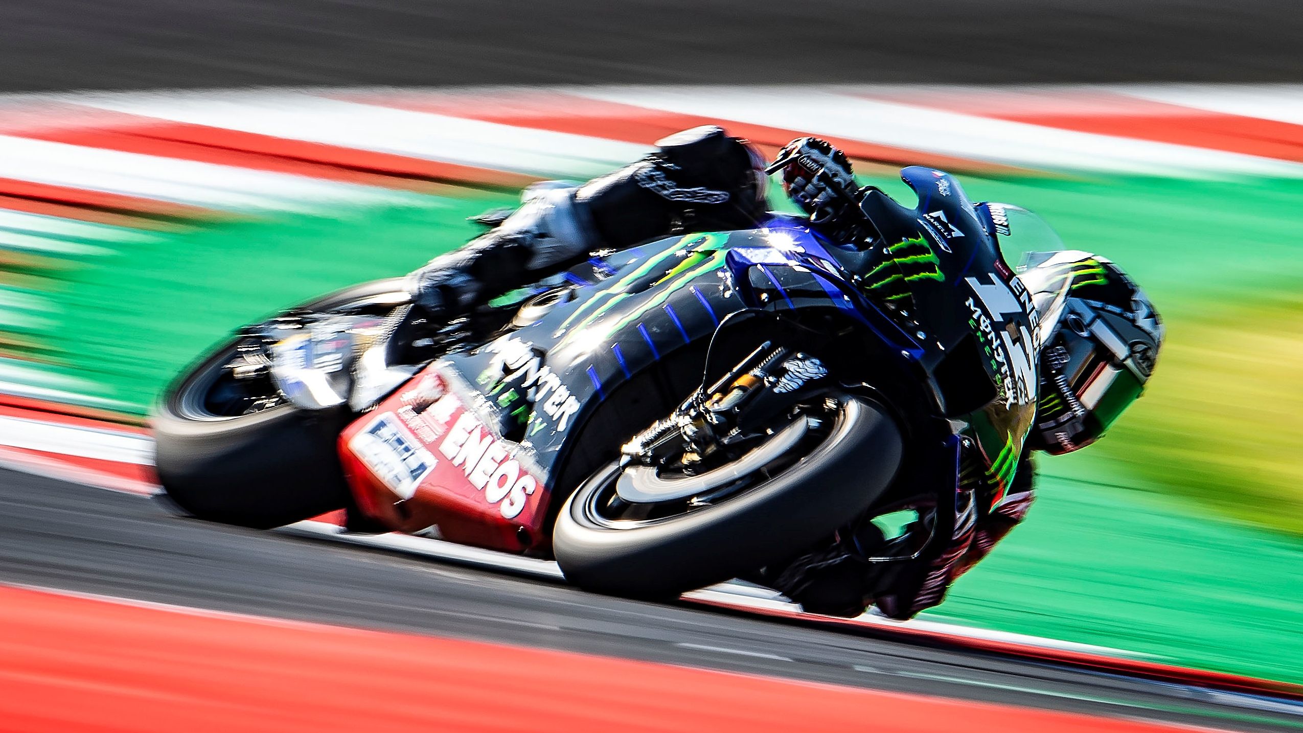Maverick Viñales ha acabado al frente del test de Misano