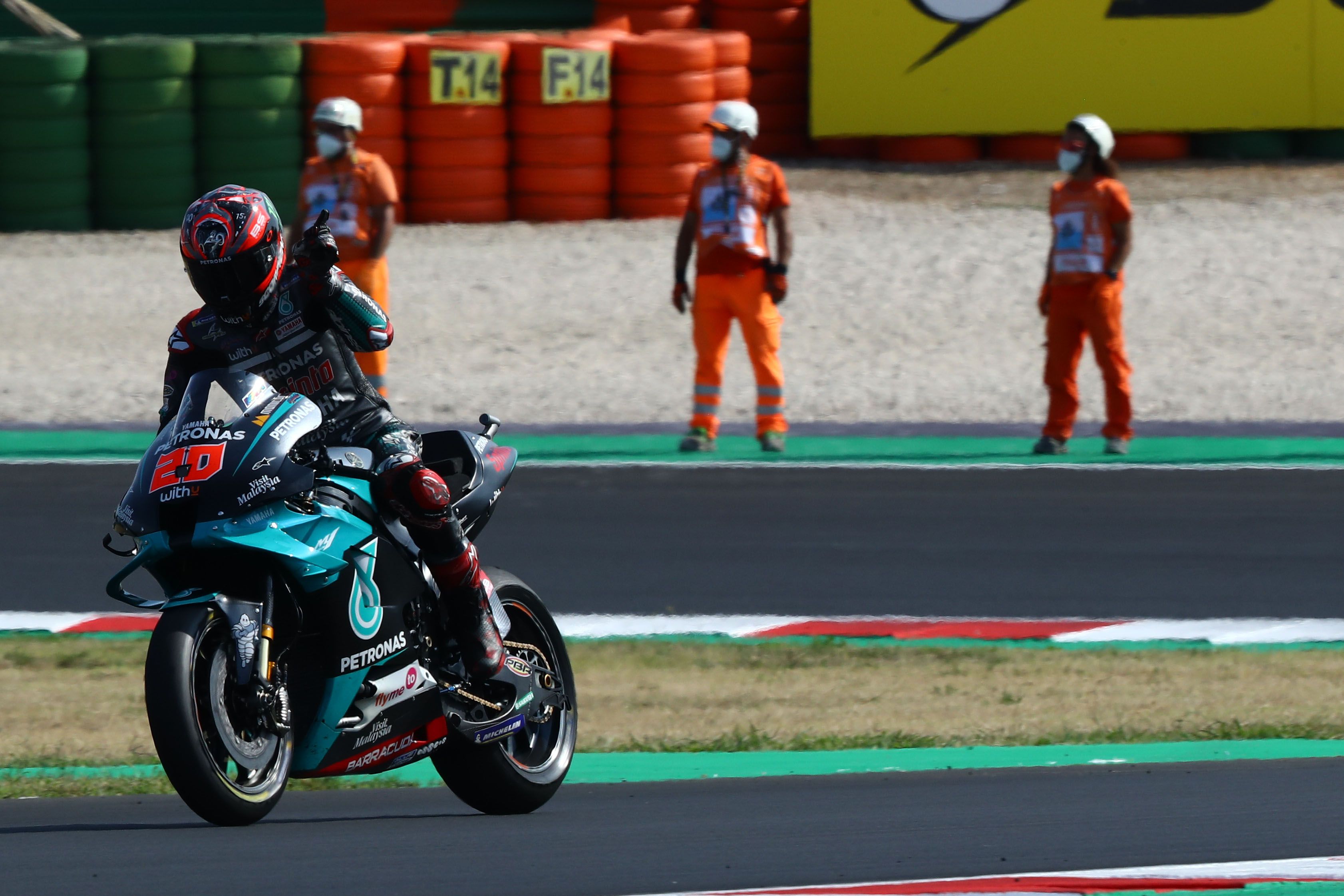Fabio Quartararo se quejó después de la penalización que le hizo perder el podio en Misano.