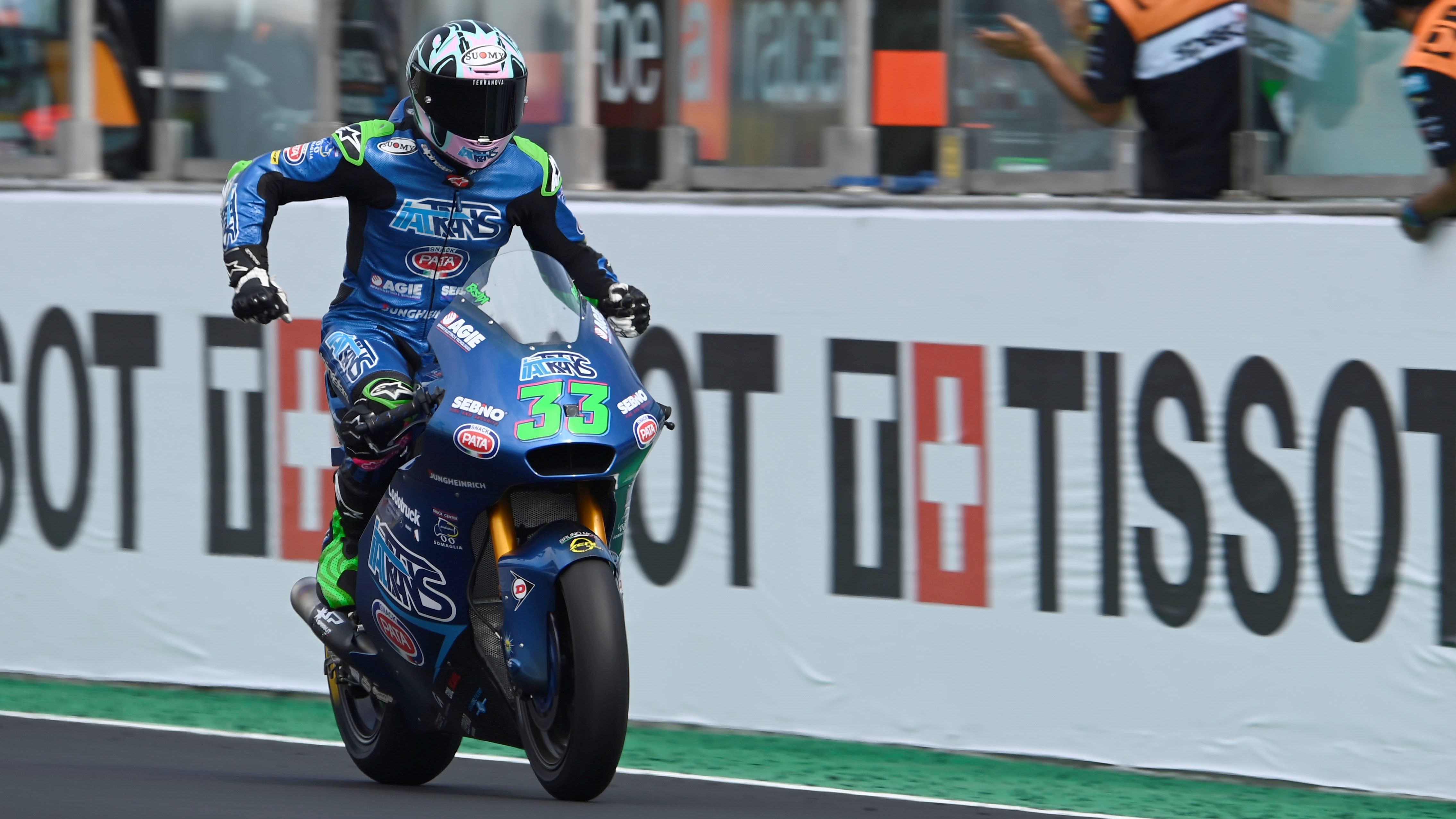 Enea Bastianini se hizo con su tercera victoria del año en Misano