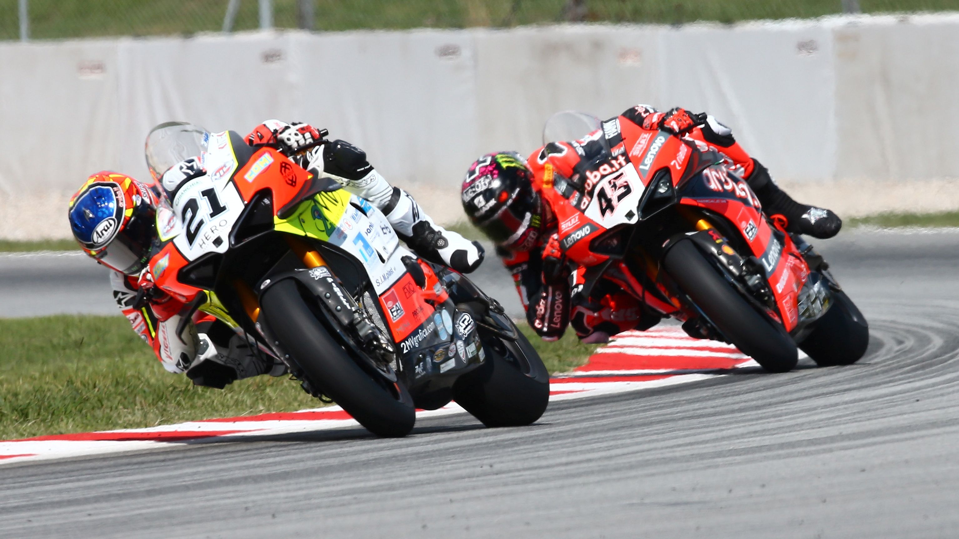 Michael Rinaldi y Scott Redding serán compañeros en el Aruba.it Ducati en 2021.