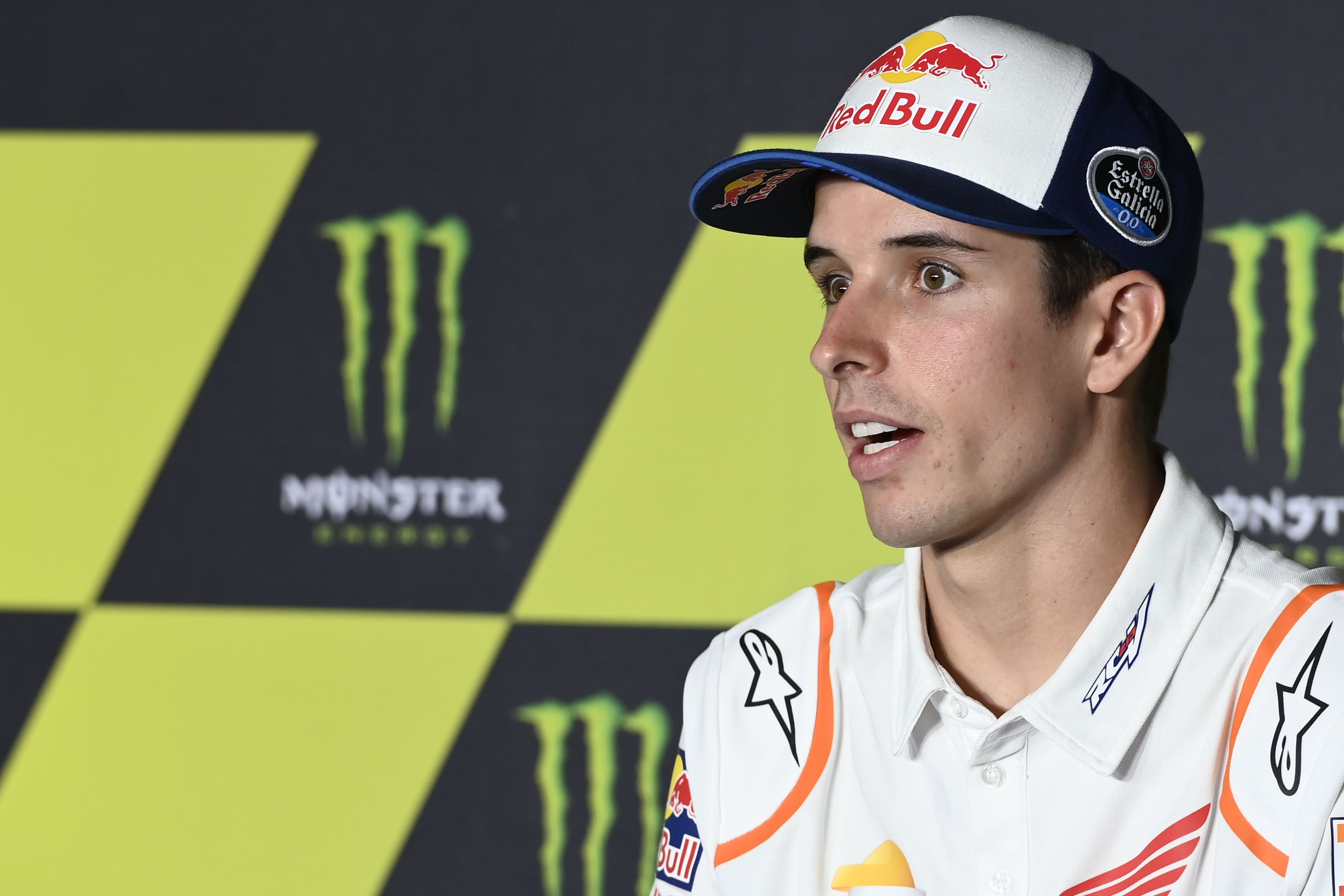 Álex Márquez durante la rueda de prensa del Gran Premio de Cataluña.