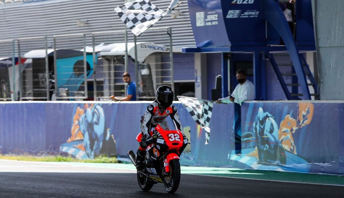 Inapelable doblete de David Real en PreMoto3 Inapelable doblete de David Real en PreMoto3