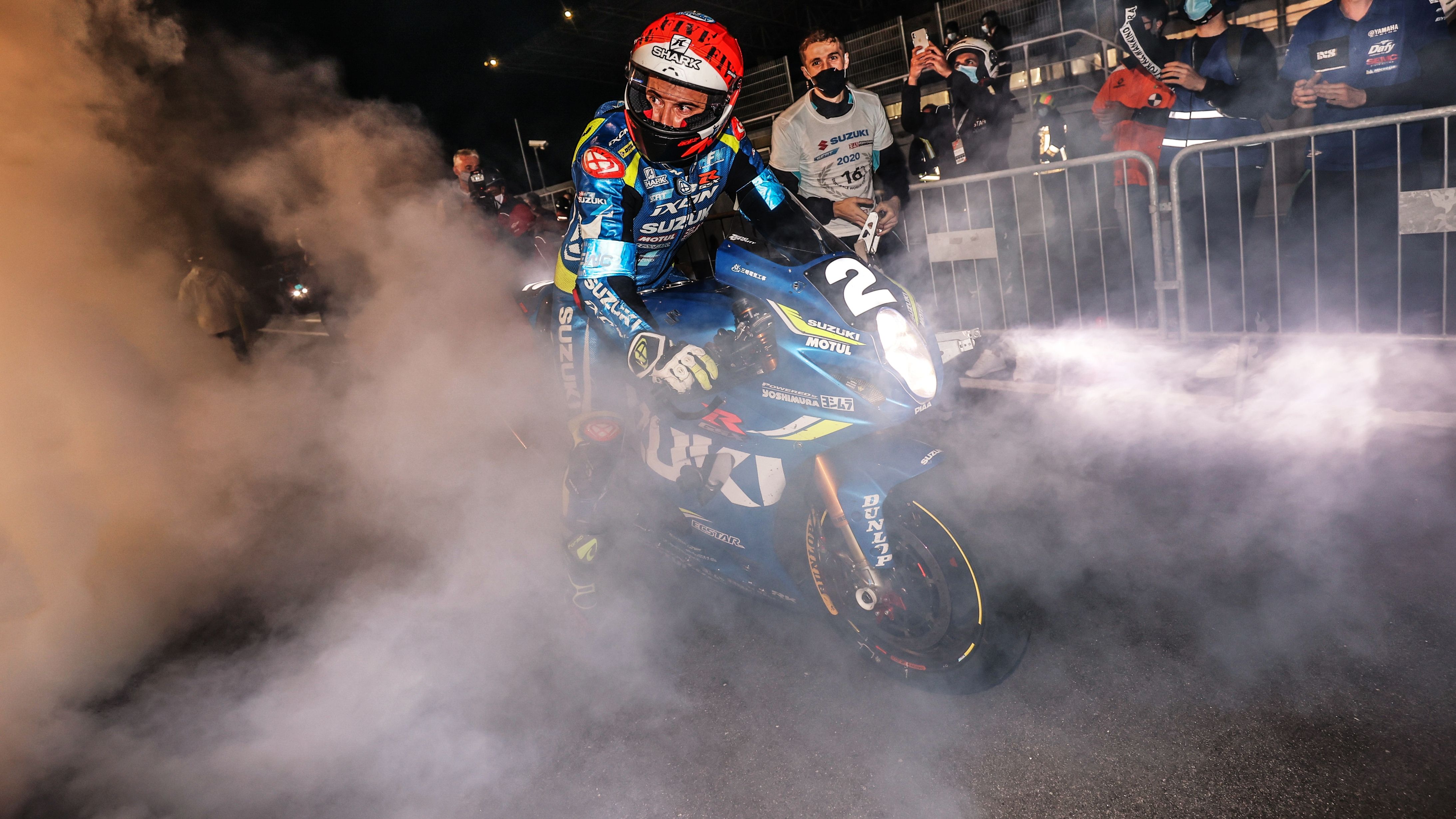 Etienne Masson festeja el título del SERT