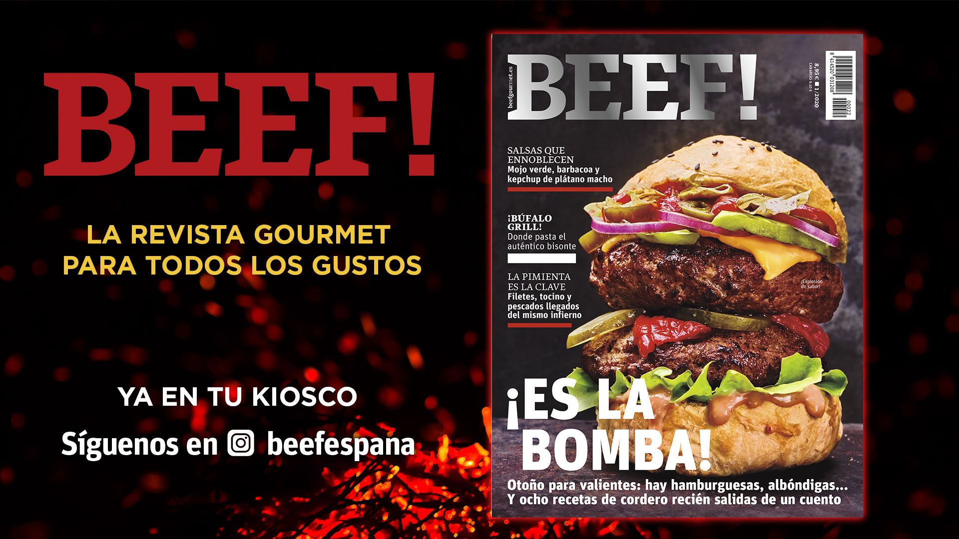 Un nuevo número de la revista BEEF! llega a los quioscos el 30 de septiembre