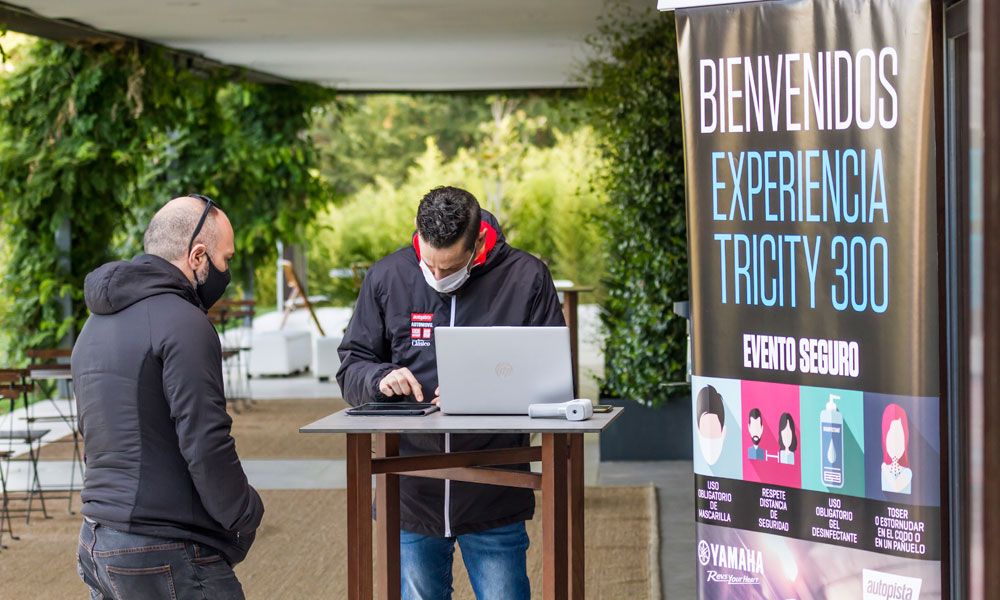 Experiencia Tricity 300: evento seguro