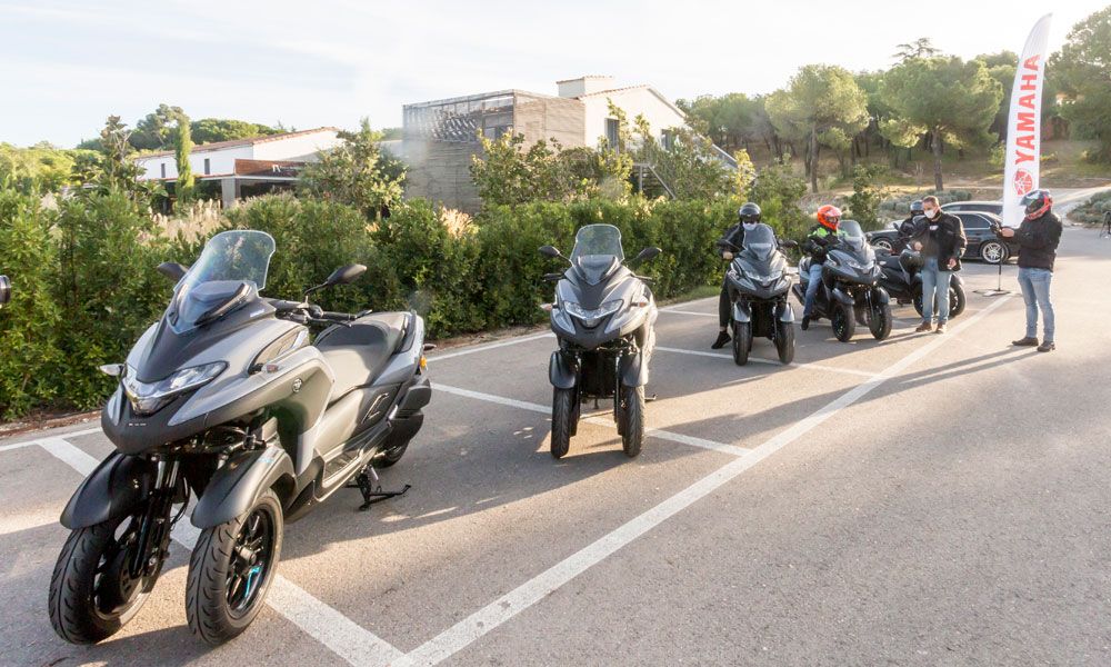 Las Yamaha Tricity 300, preparadas