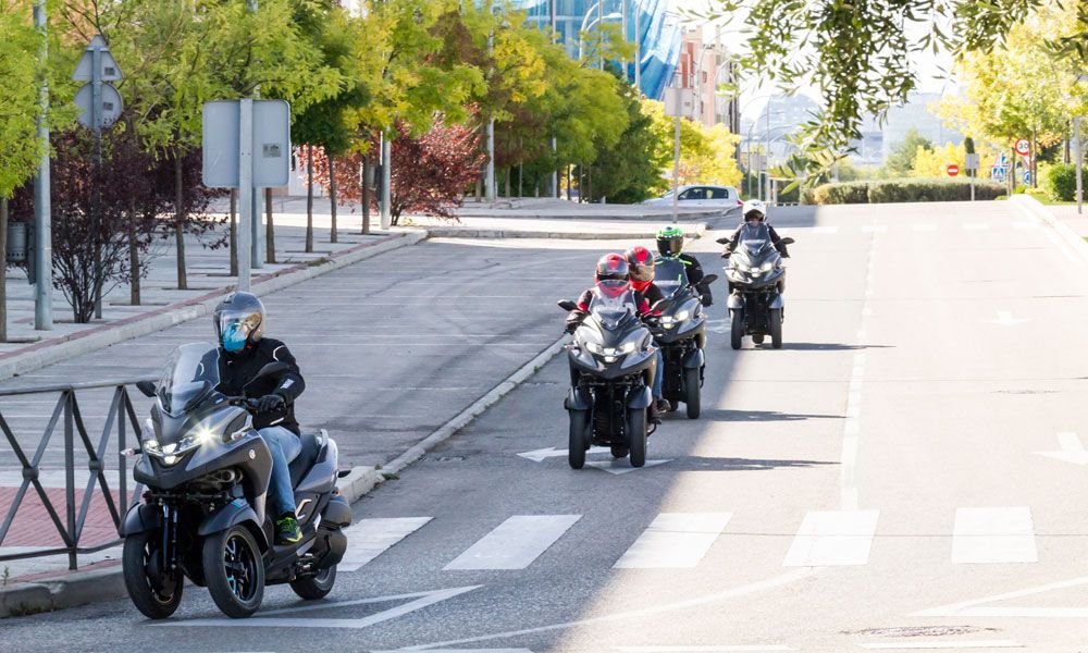 Prueba urbana de la Yamaha Tricity 300