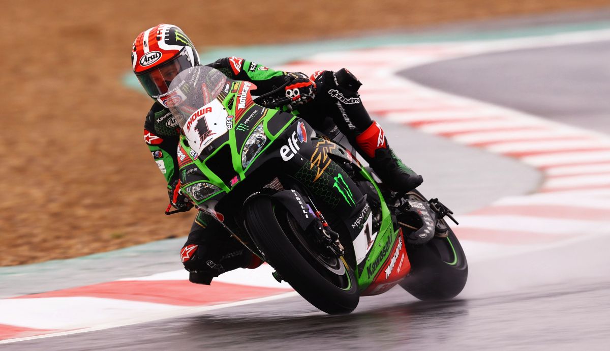 Jonathan Rea ha vuelto a demostrar su facilidad para ser rápido en mojado