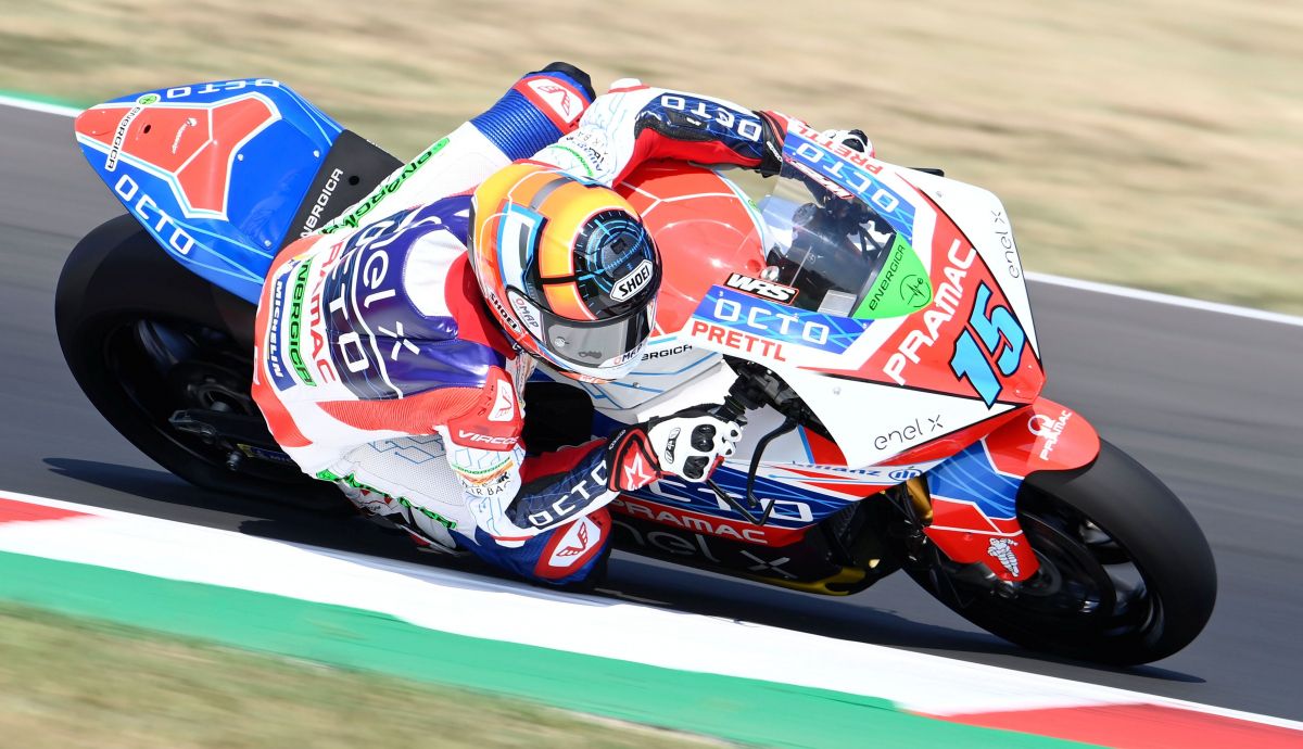 Alex De Angelis está disputando su segundo año en Moto2 en este 2020 Alex De Angelis está disputando su segundo año en Moto2 en este 2020