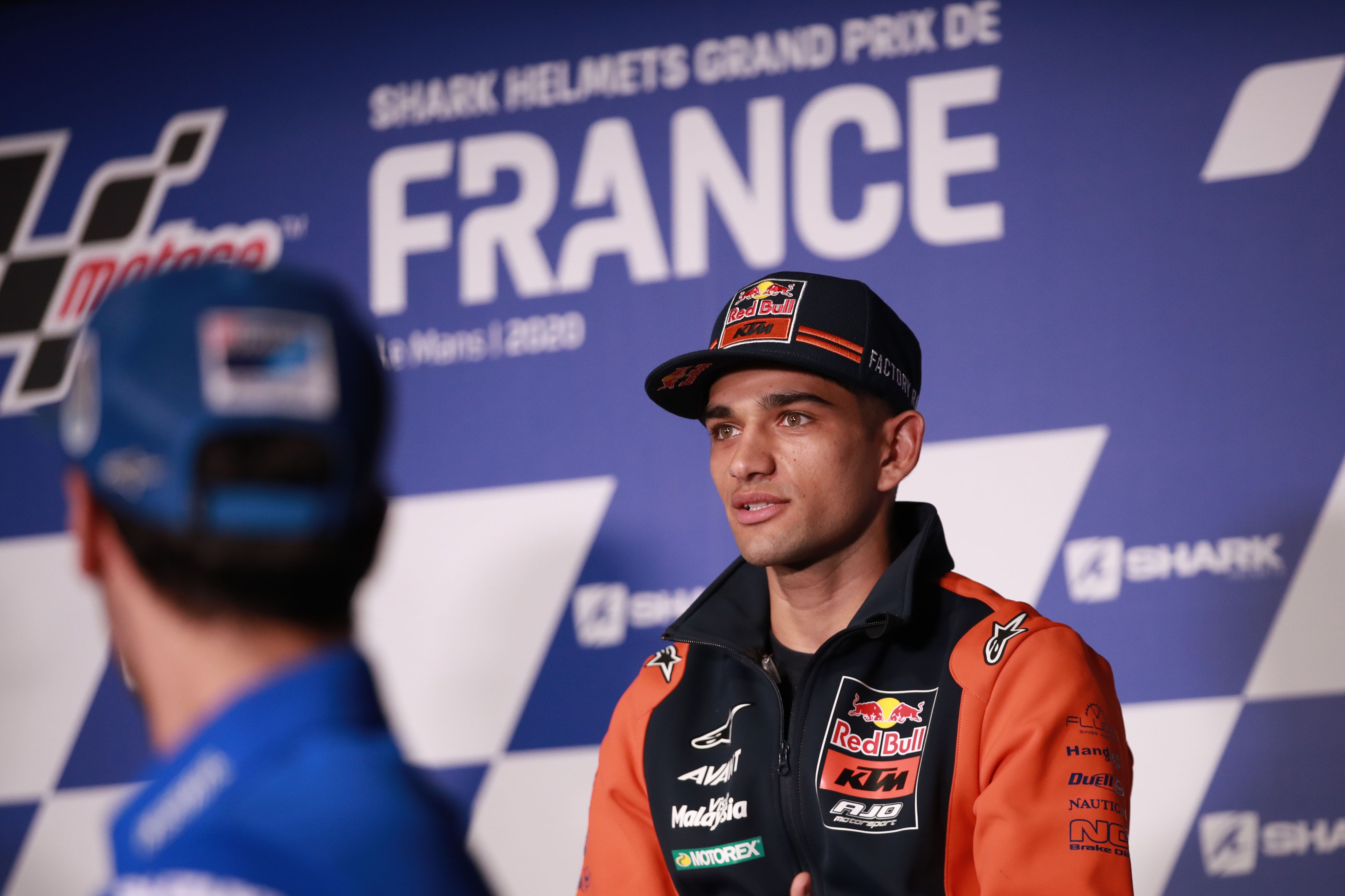 Jorge Martín durante la rueda de prensa oficial del Gran Premio de Francia de MotoGP.
