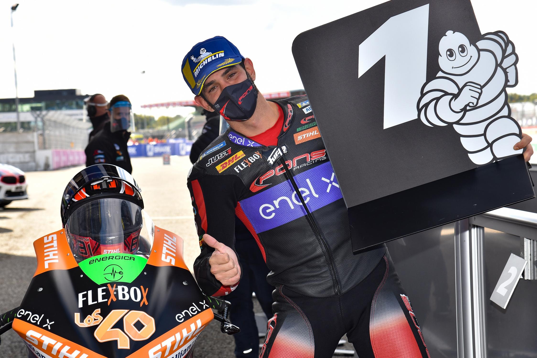 Primera victoria de Jordi Torres en MotoE. 
