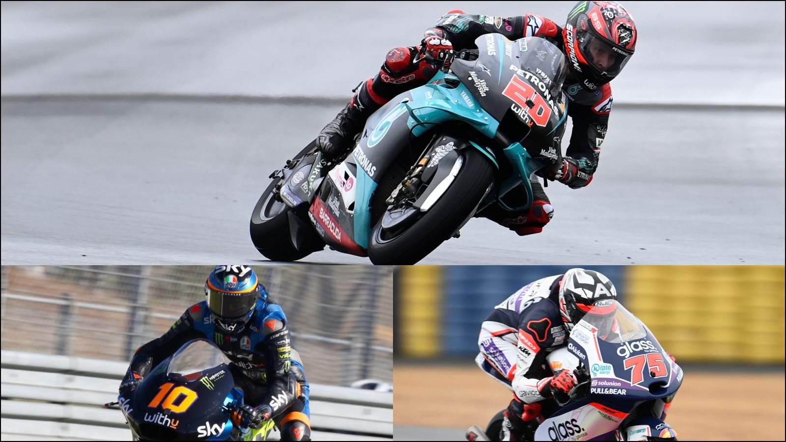 Fabio Quartararo, Luca Marini y Albert Arenas salen de Francia líderes de las clasificaciones generales