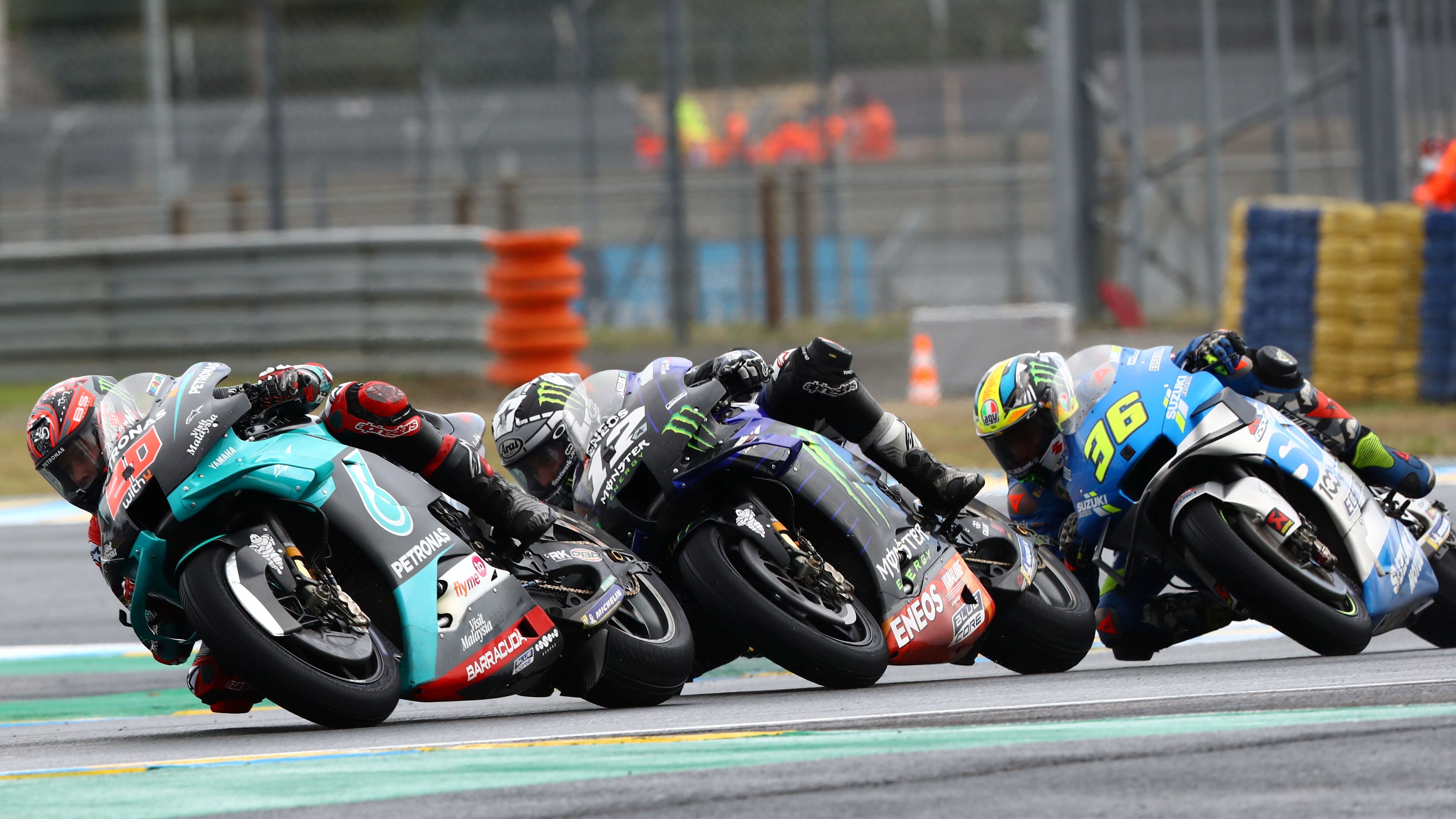 Fabio Quartararo, Maverick Viñales y Joan Mir luchan por entrar en el top ten