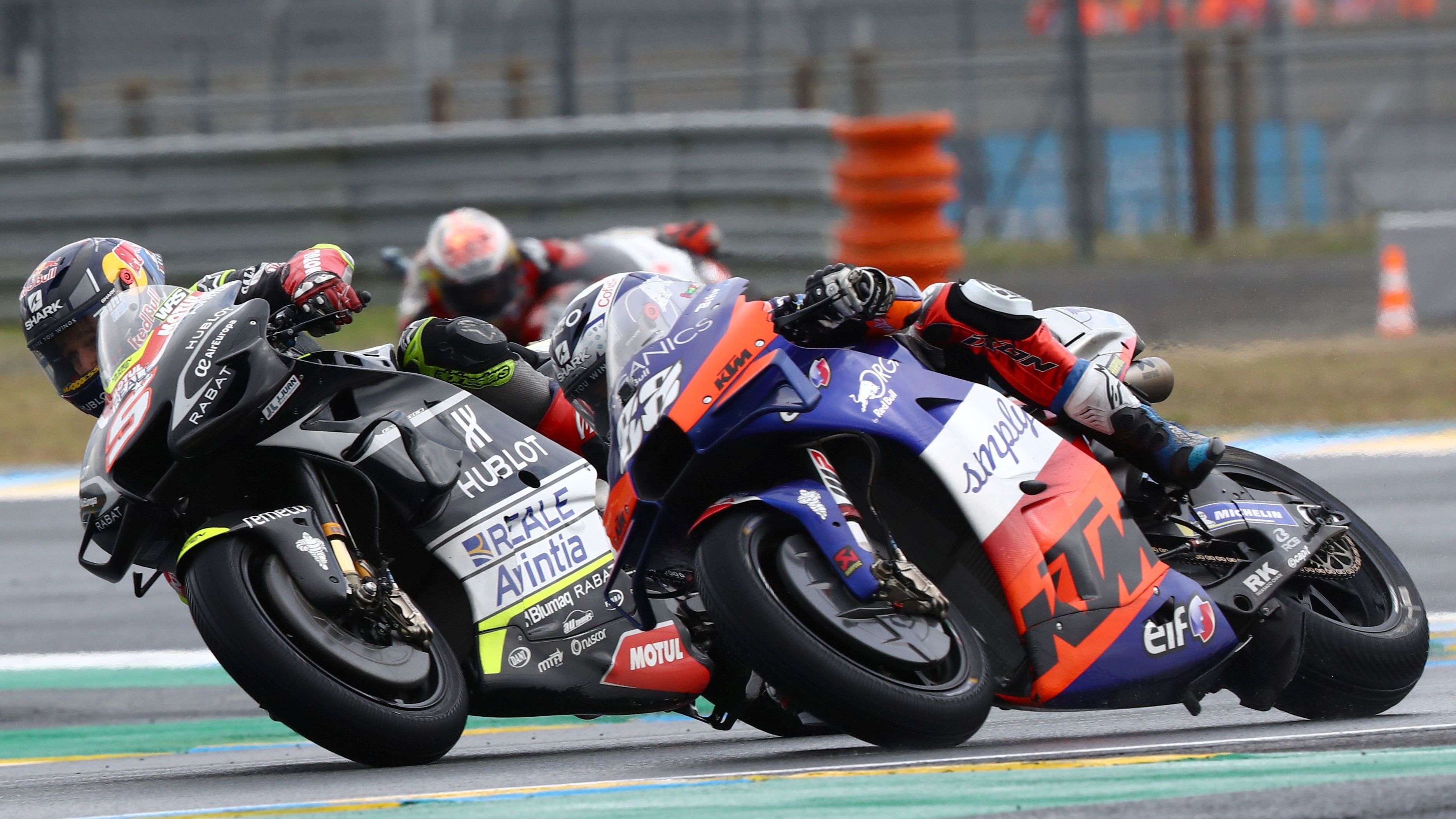 Johann Zarco arrebata el quinto puesto a Miguel Oliveira en los últimos instantes