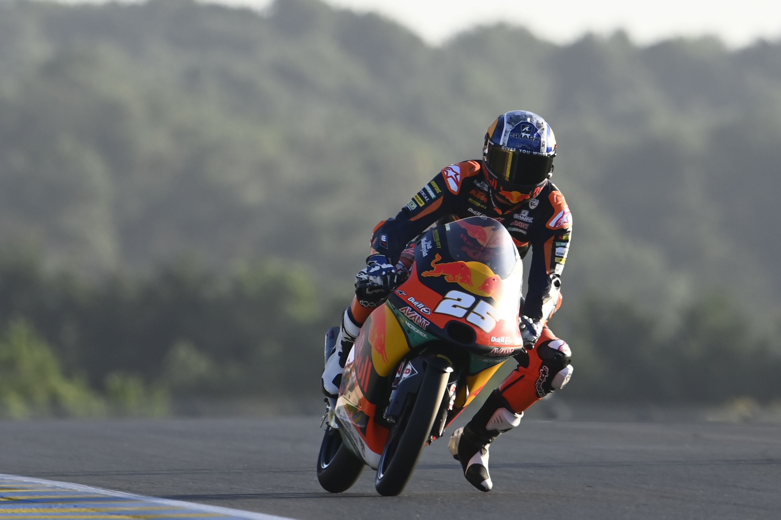 Raúl Fernández ha sido el más rápido en los libres del viernes de Moto3 en Aragón.