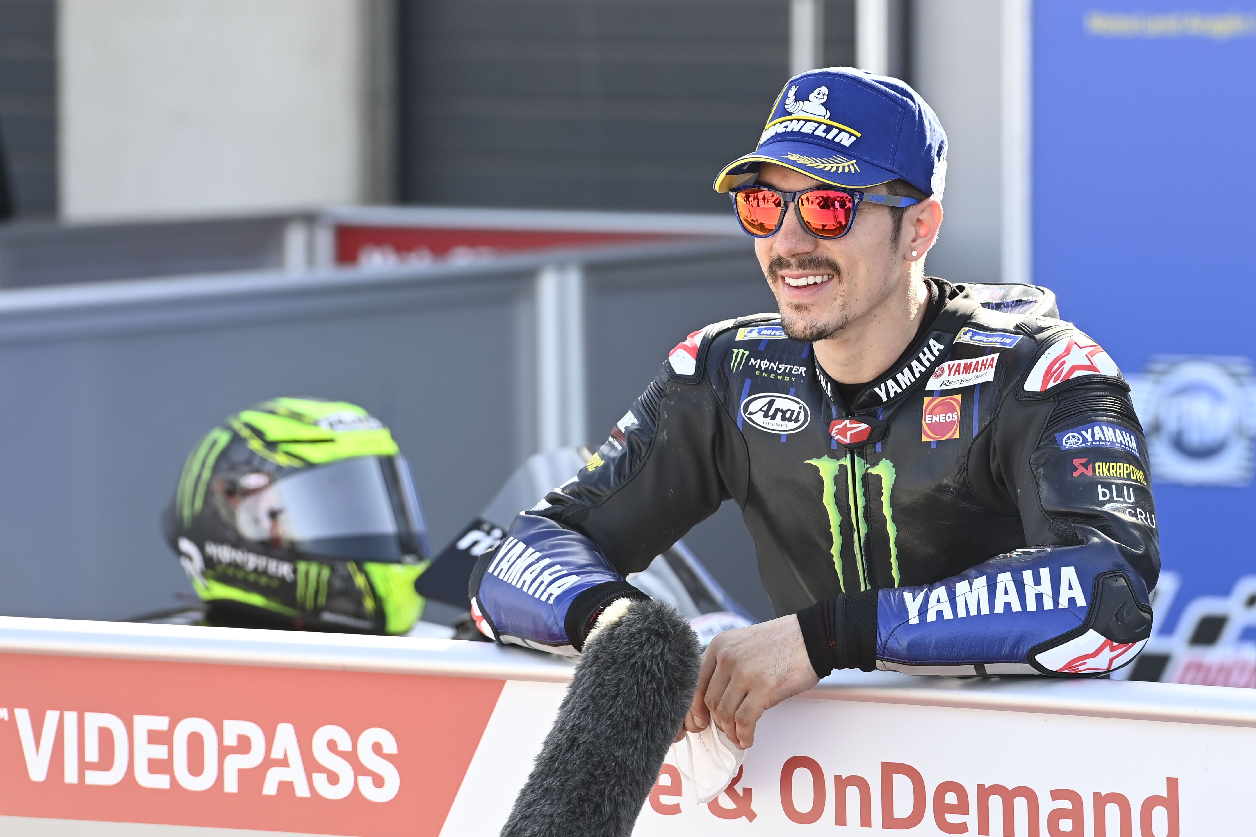 Maverick Viñales saldrá desde la segunda posición en la parrilla de mañana. 