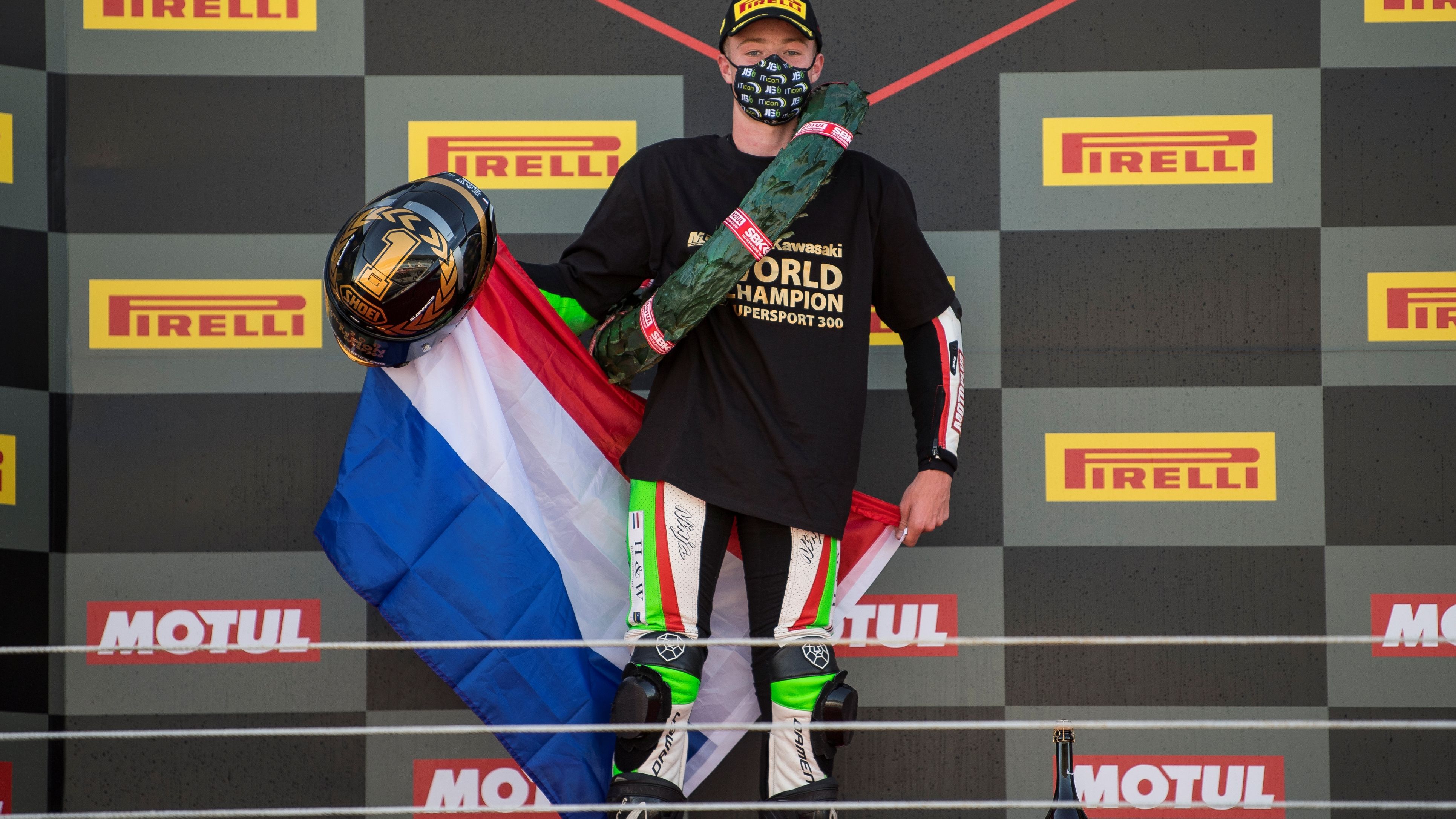 Jeffrey Buis, campeón del mundo de Supersport 300 2020