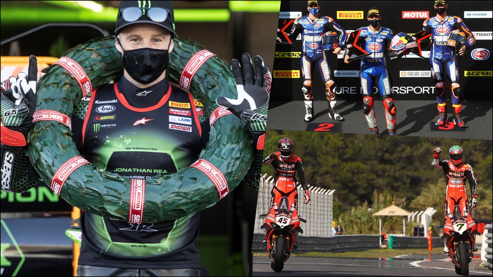 Jonathan Rea se llevó el título, Yamaha su primer triplete y Ducati cerró 2020 con un doblete