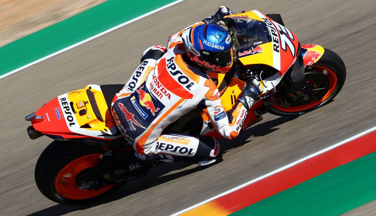 Álex Márquez lideró la FP1 de Teruel con contundencia Álex Márquez lideró la FP1 de Teruel con contundencia