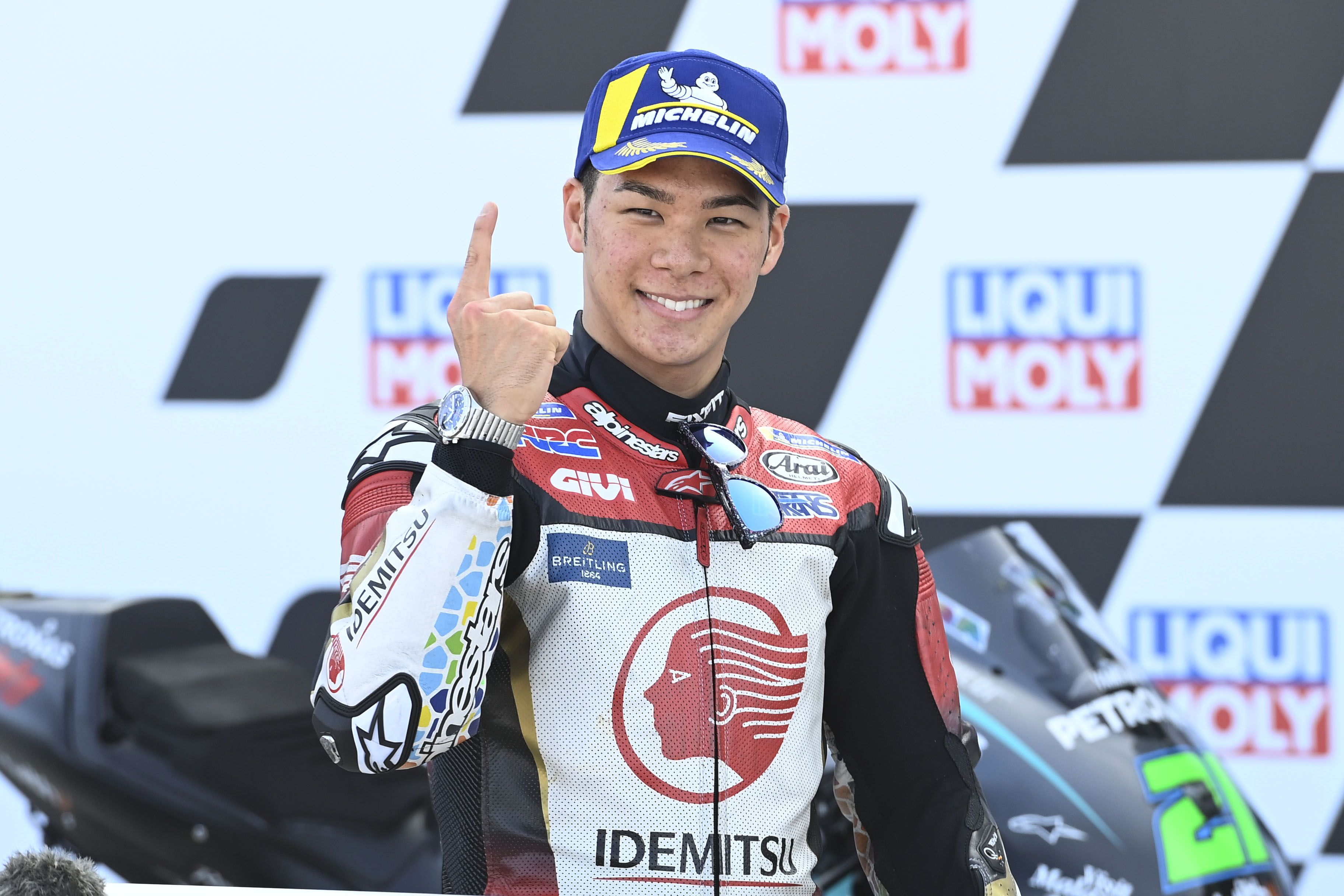Takaaki Nakagami buscará desde la pole su primer podio en MotoGP.