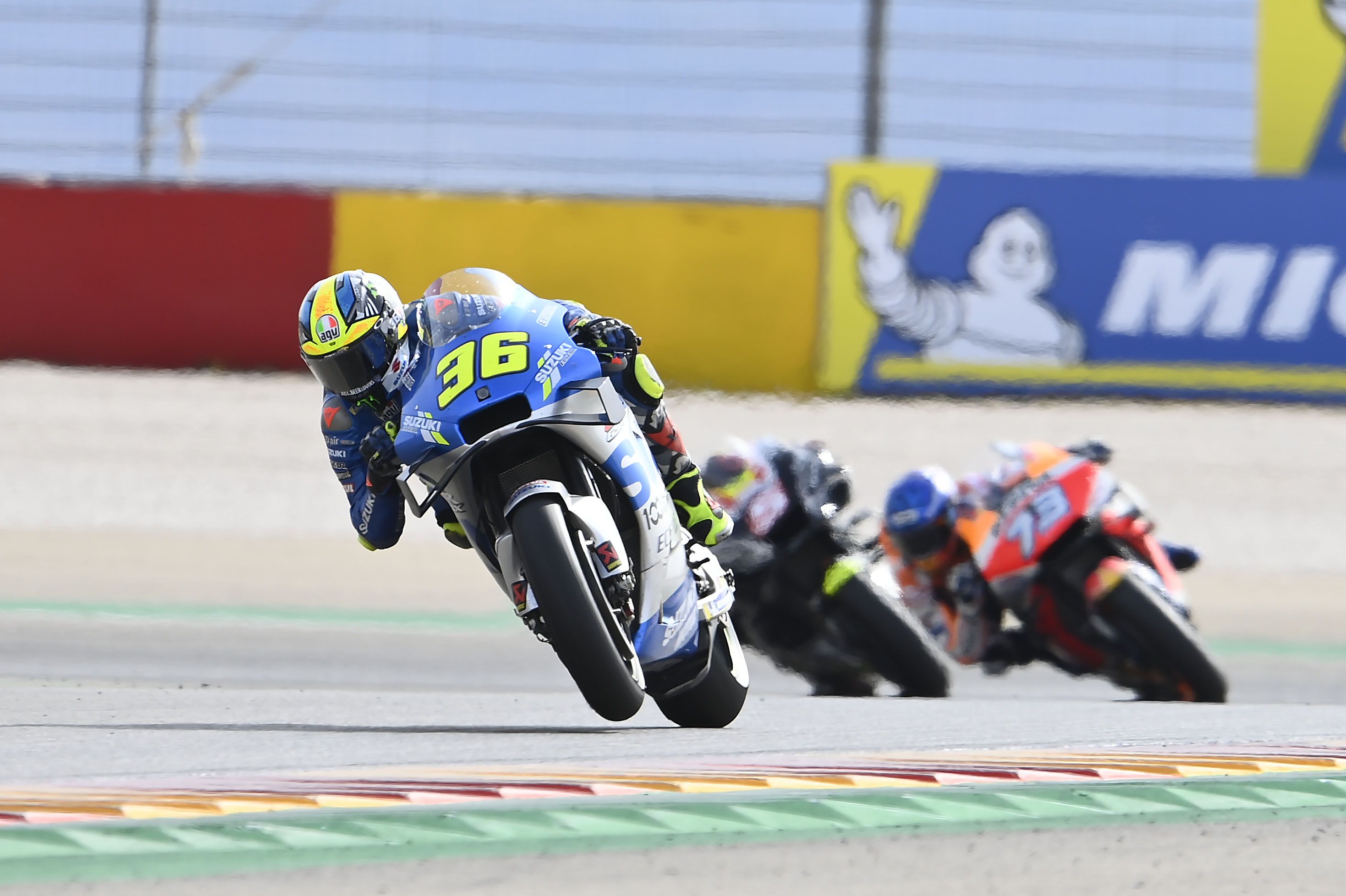 Joan Mir coge distancia sobre Johann Zarco y Álex Márquez