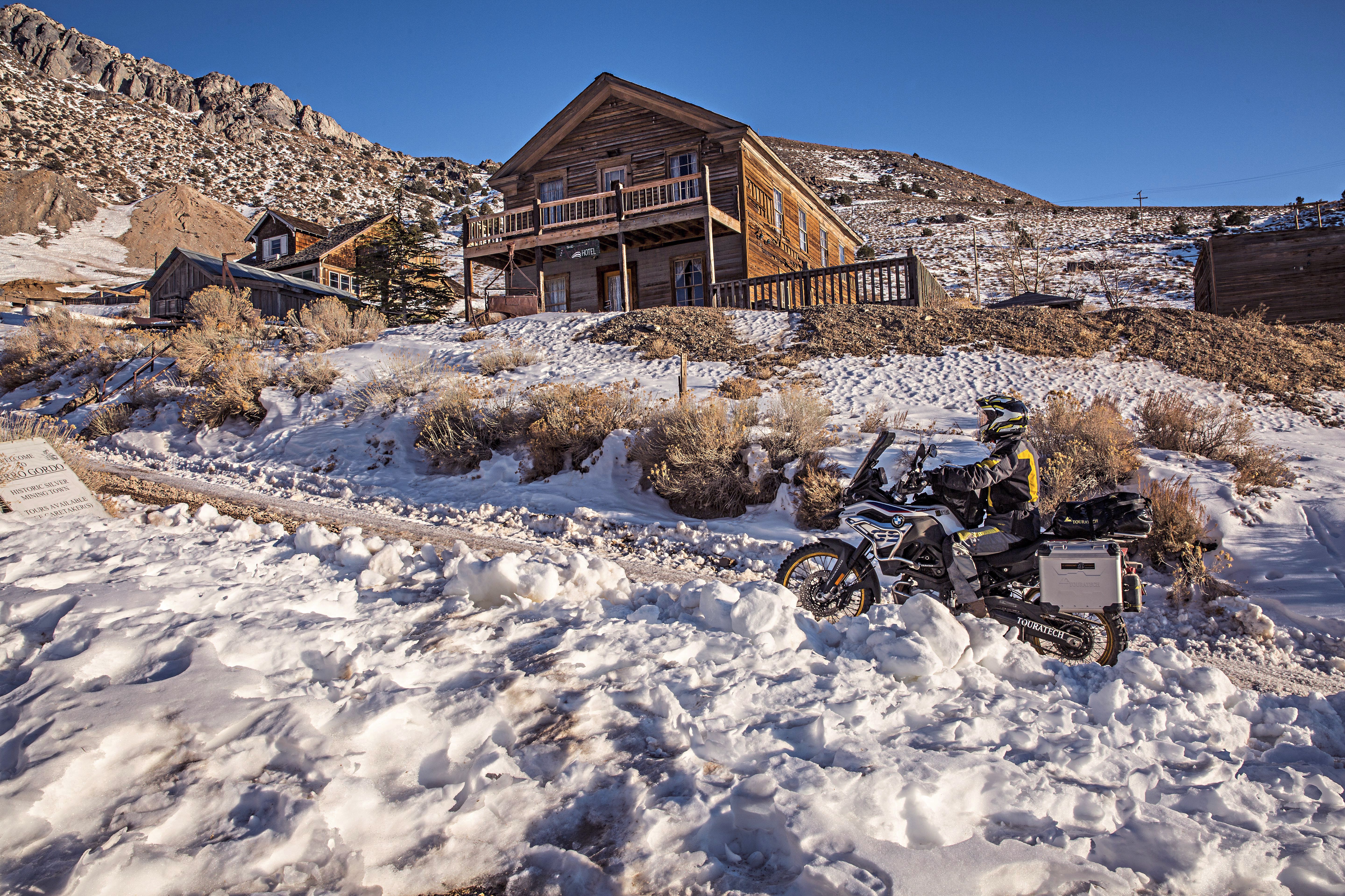 Nieve al norte de Death Valley.