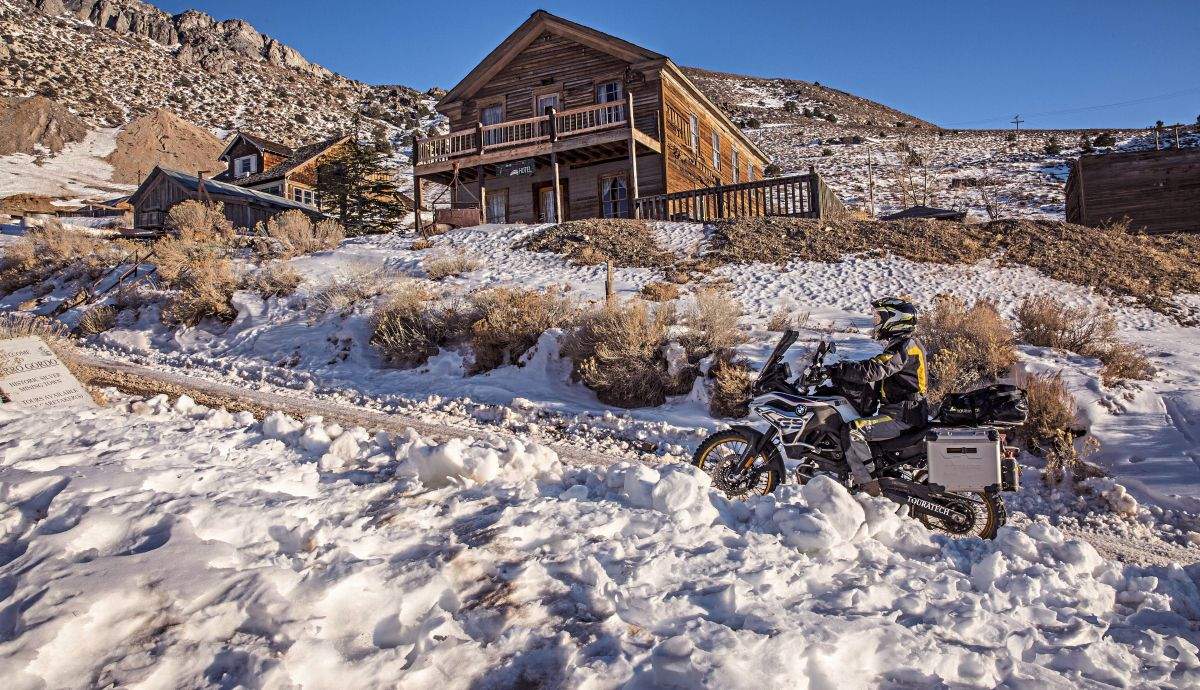 Nieve al norte de Death Valley.