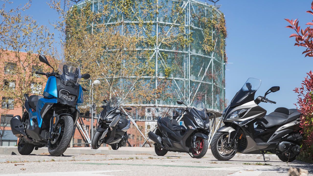 Comparativa scooter 400