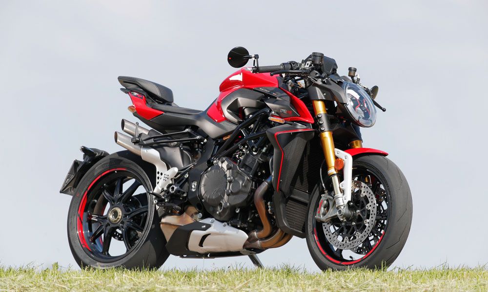 La estética de esta MV Agusta Burtale 1000 RR.... ¡es brutal!