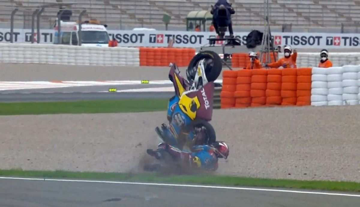sam lowes caida moto2 valencia