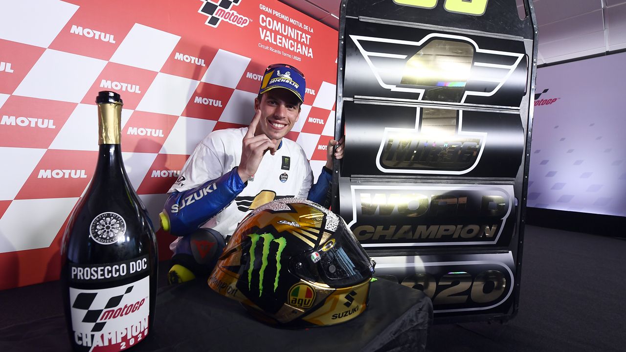 Joan Mir, campeón de MotoGP 2020.