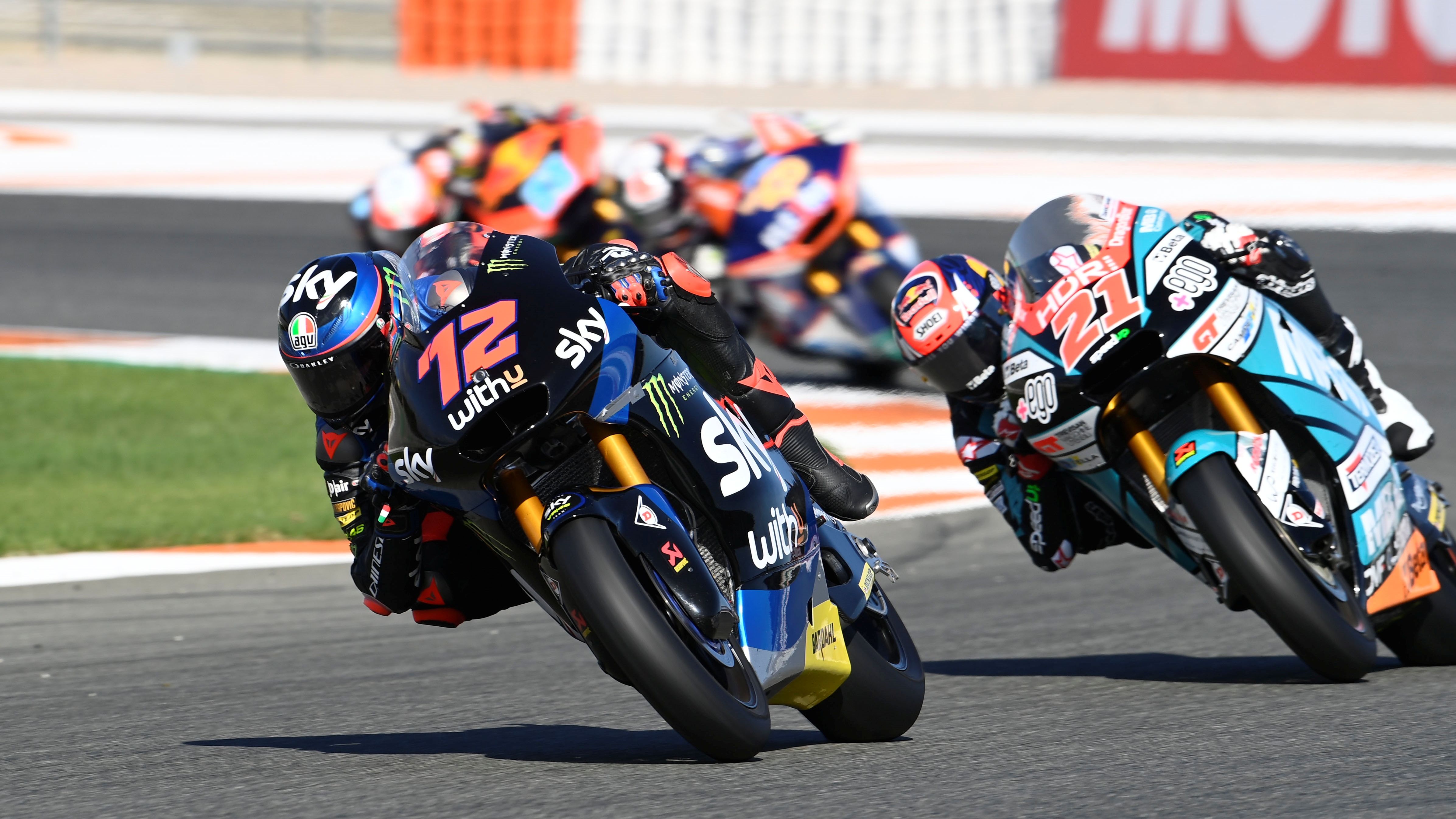 Marco Bezzecchi lidera ante Fabio Di Giannantonio con Héctor Garzó y Jorge Martín al fondo