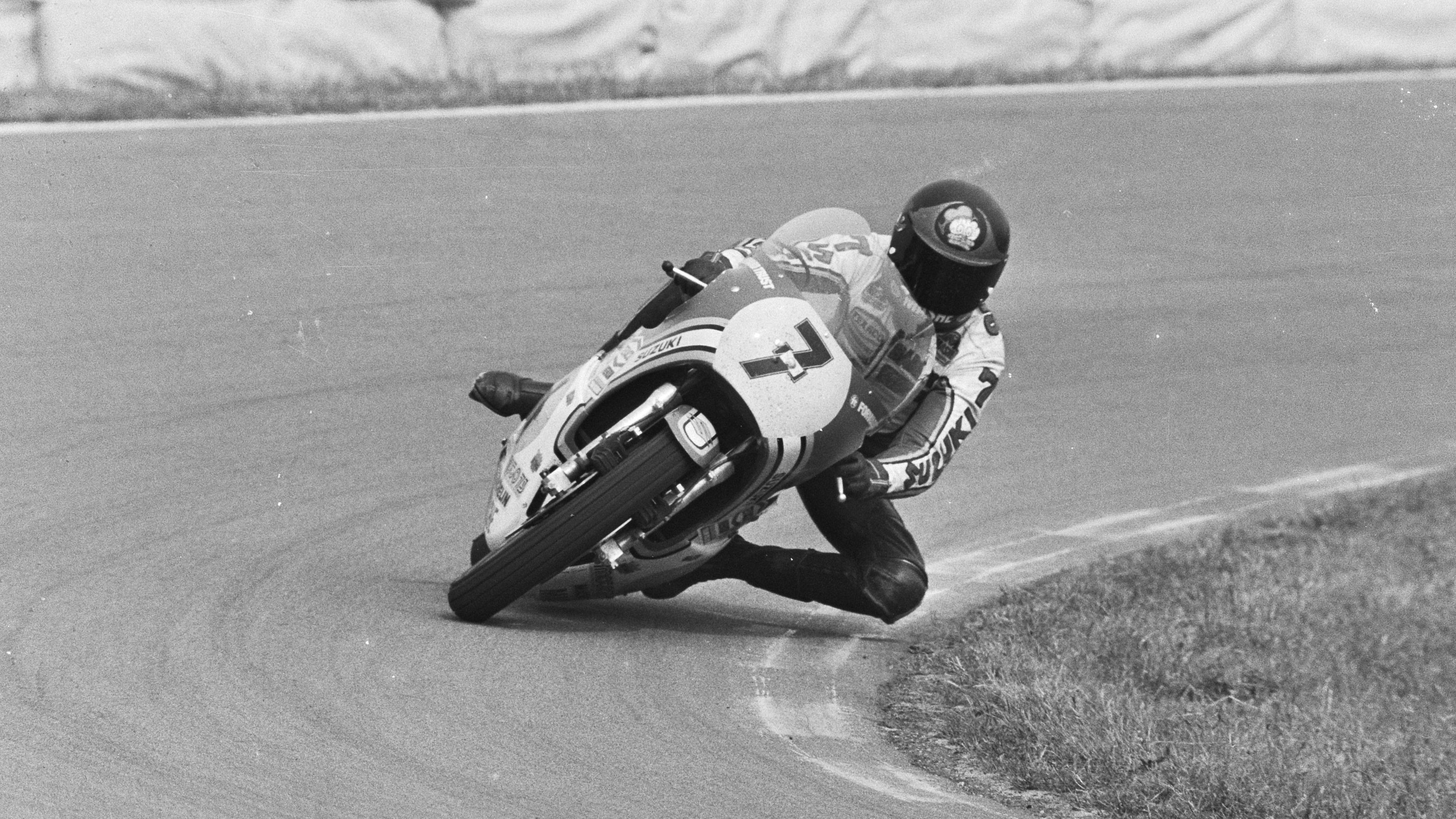 Barry Sheene en Assen 1976, el año de su primer título