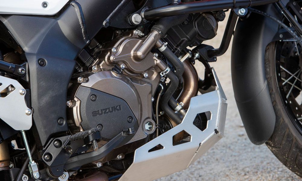 El conocido bicilíndrico en V a 90º se ha actualizado en esta V-Strom 1050 XT para contaminar menos y rendir más