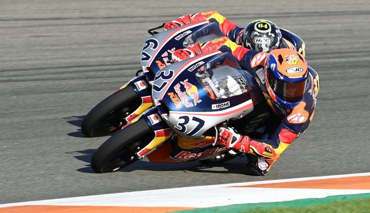 Pedro Acosta y David Muñoz, campeón y subcampeón de la MotoGP Rookies Cup 2020