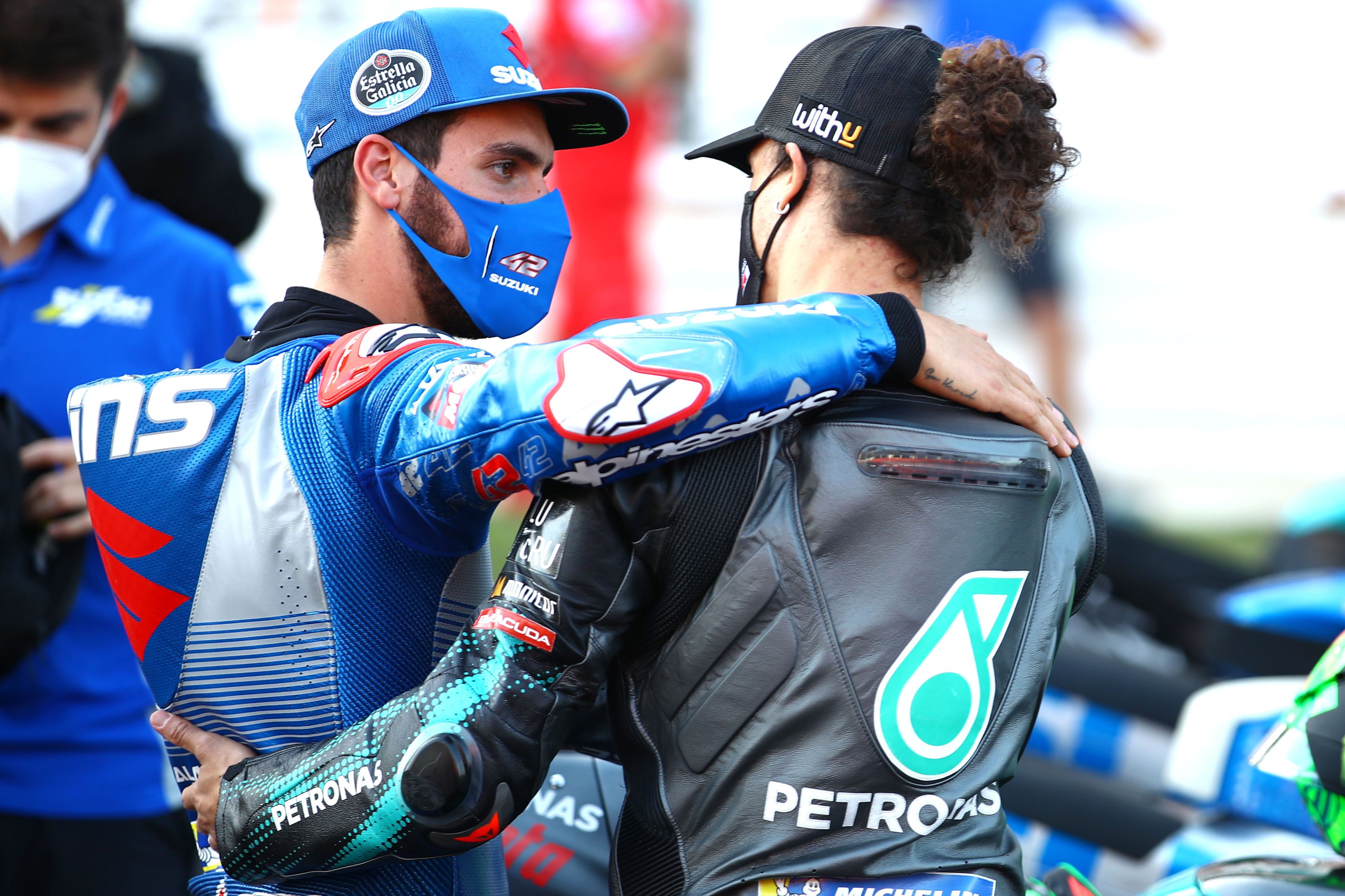 Álex Rins y Franco Morbidelli, los dos pilotos que llegan con más opciones de ser subcampeones de MotoGP 2020.