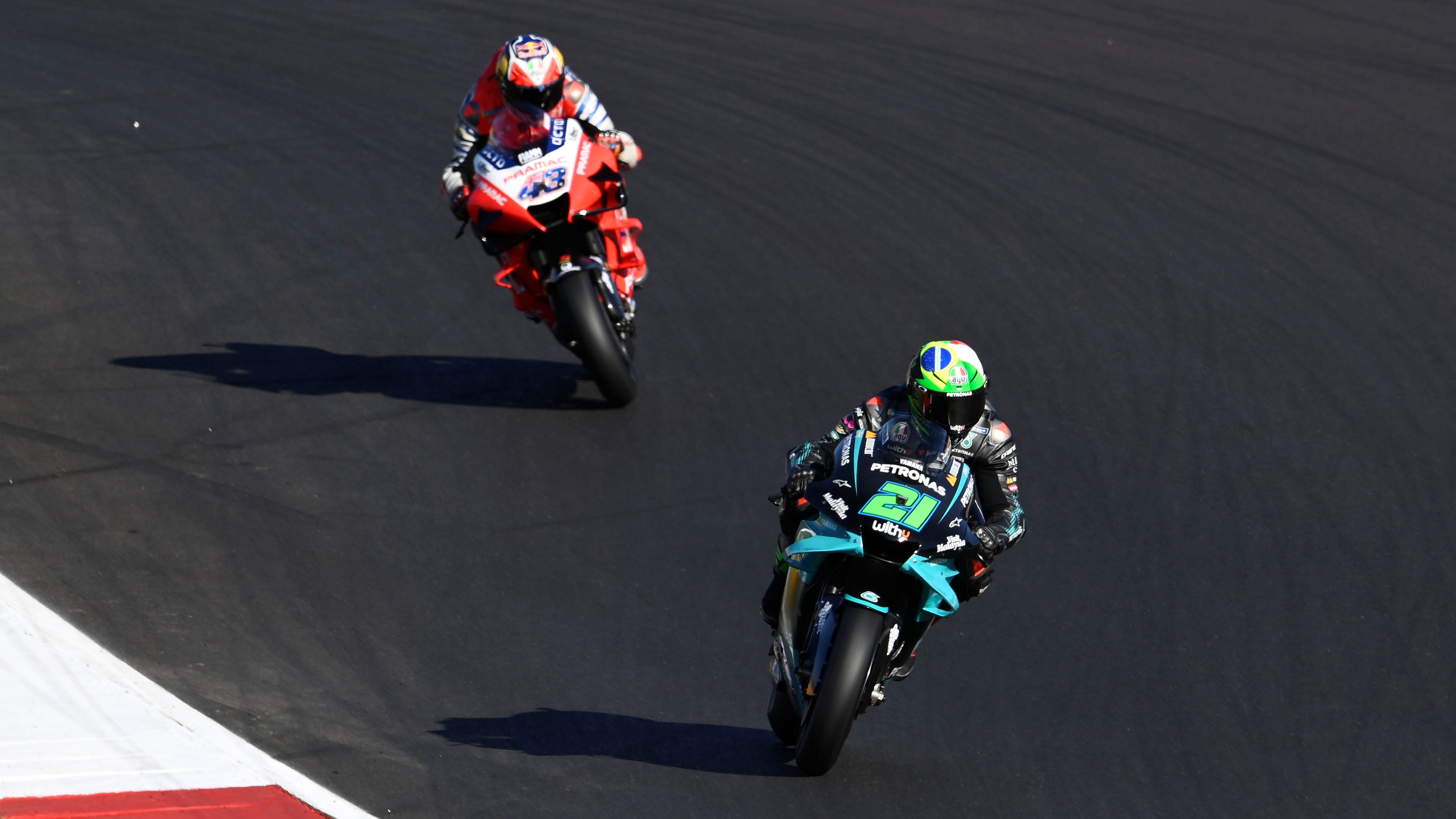 Jack Miller persigue a Franco Morbidelli