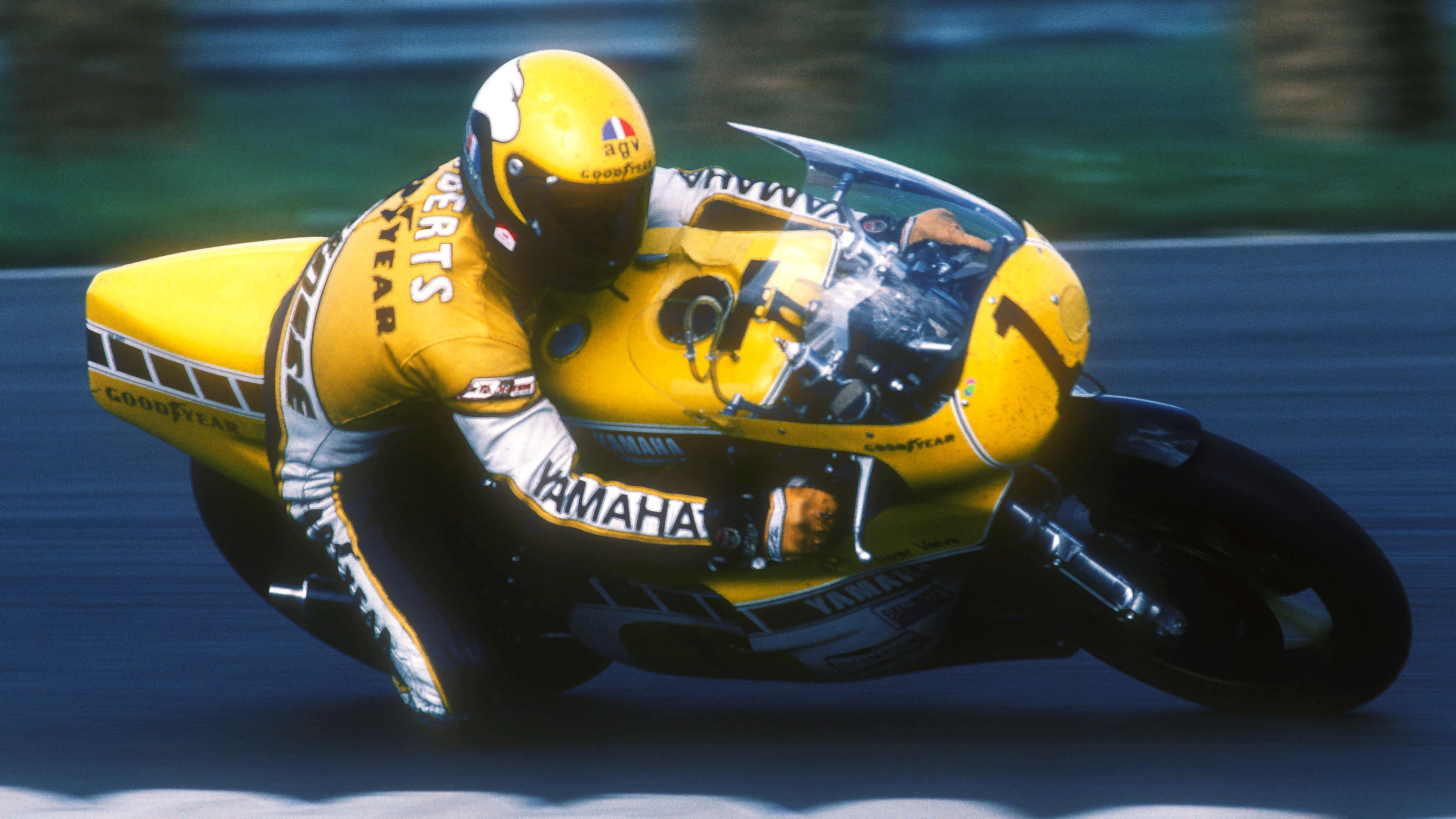 Kenny Roberts fue tricampeón de 500cc.