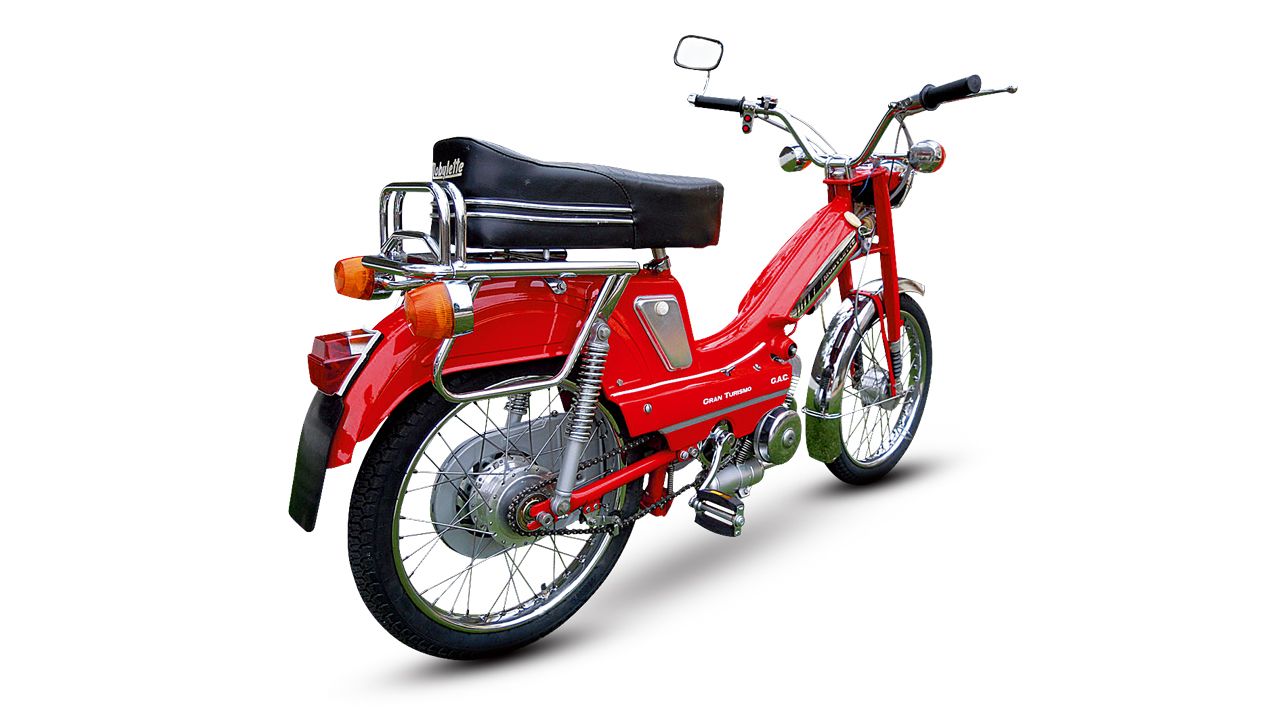 Mobylette Gac 50 Cady 1981-1986. No tenía las prestaciones ni la efectividad de otros modelos, pero era el ciclomotor económico por excelencia.