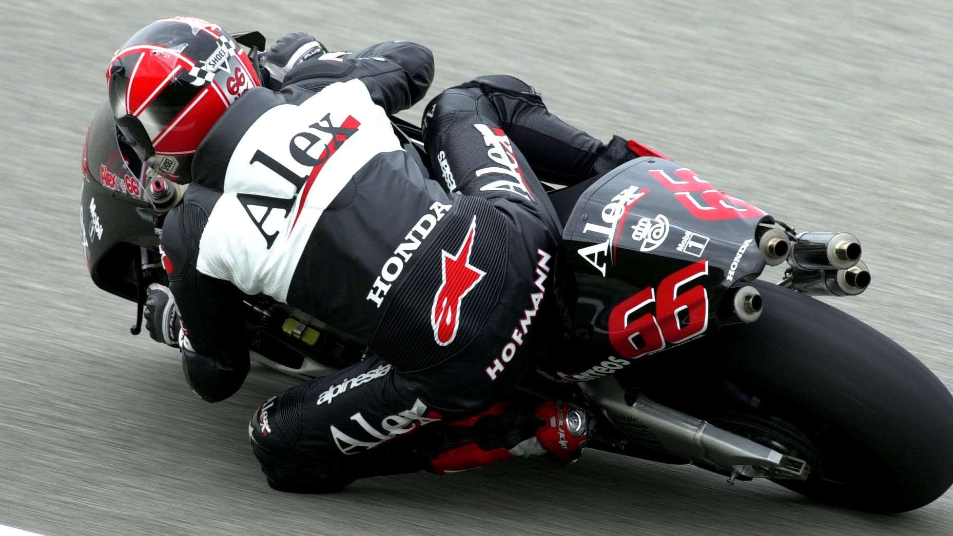 Alex Hofmann en Honda