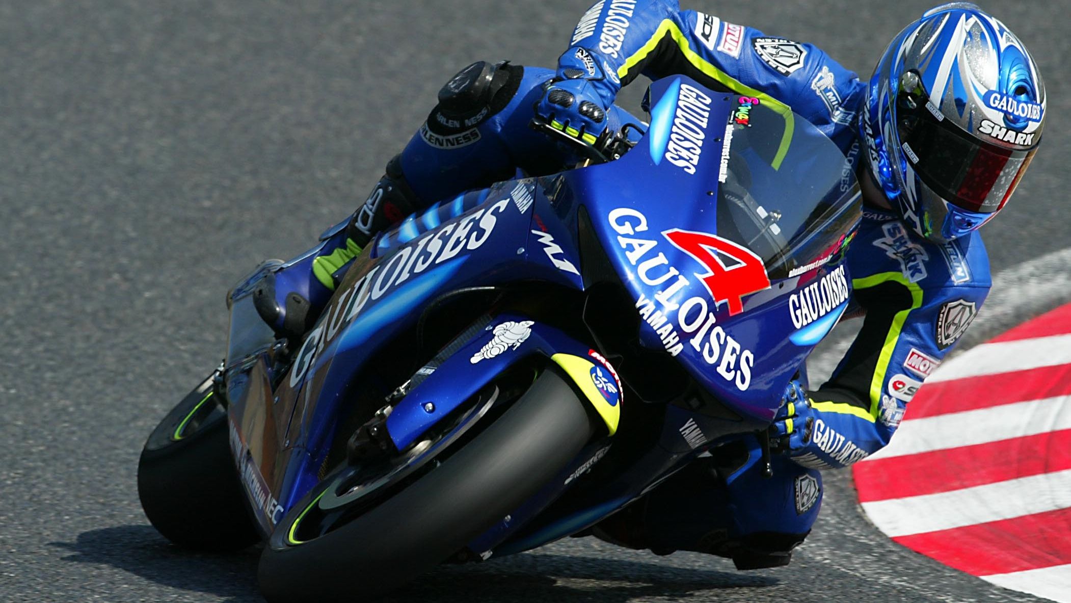 Alex Barros en Yamaha