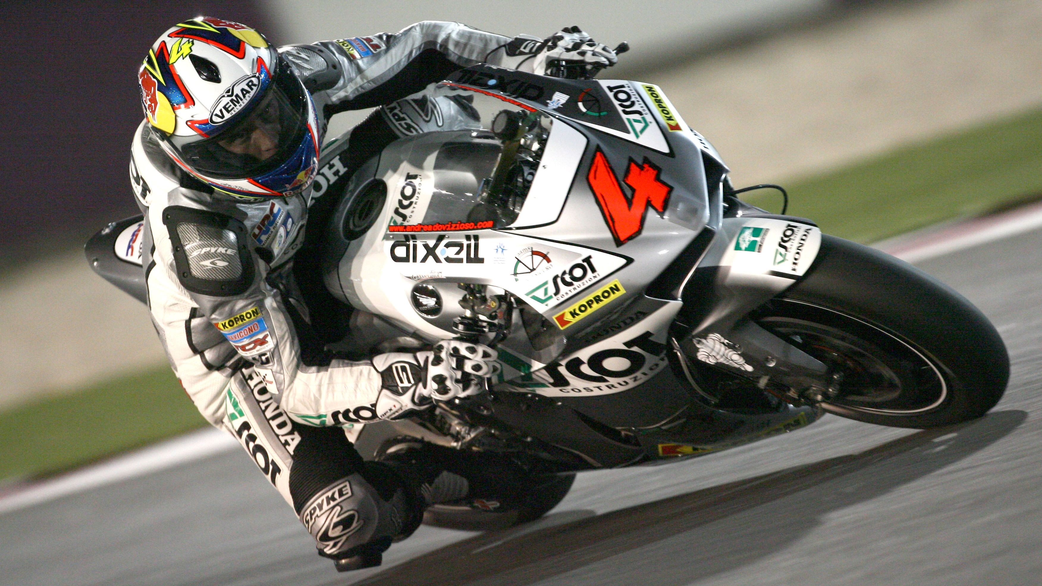 Andrea Dovizioso con Honda