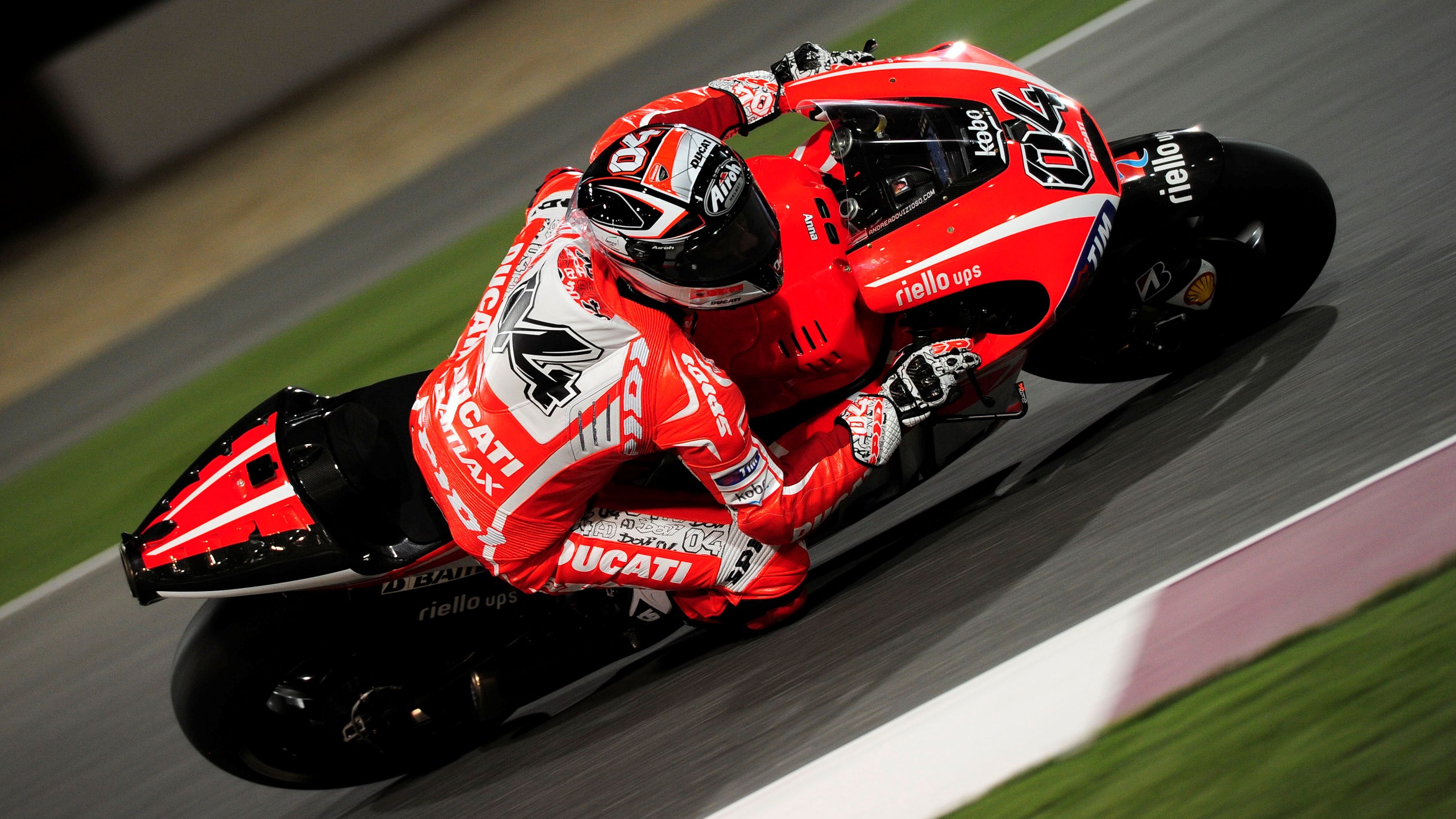 Andrea Dovizioso con Ducati