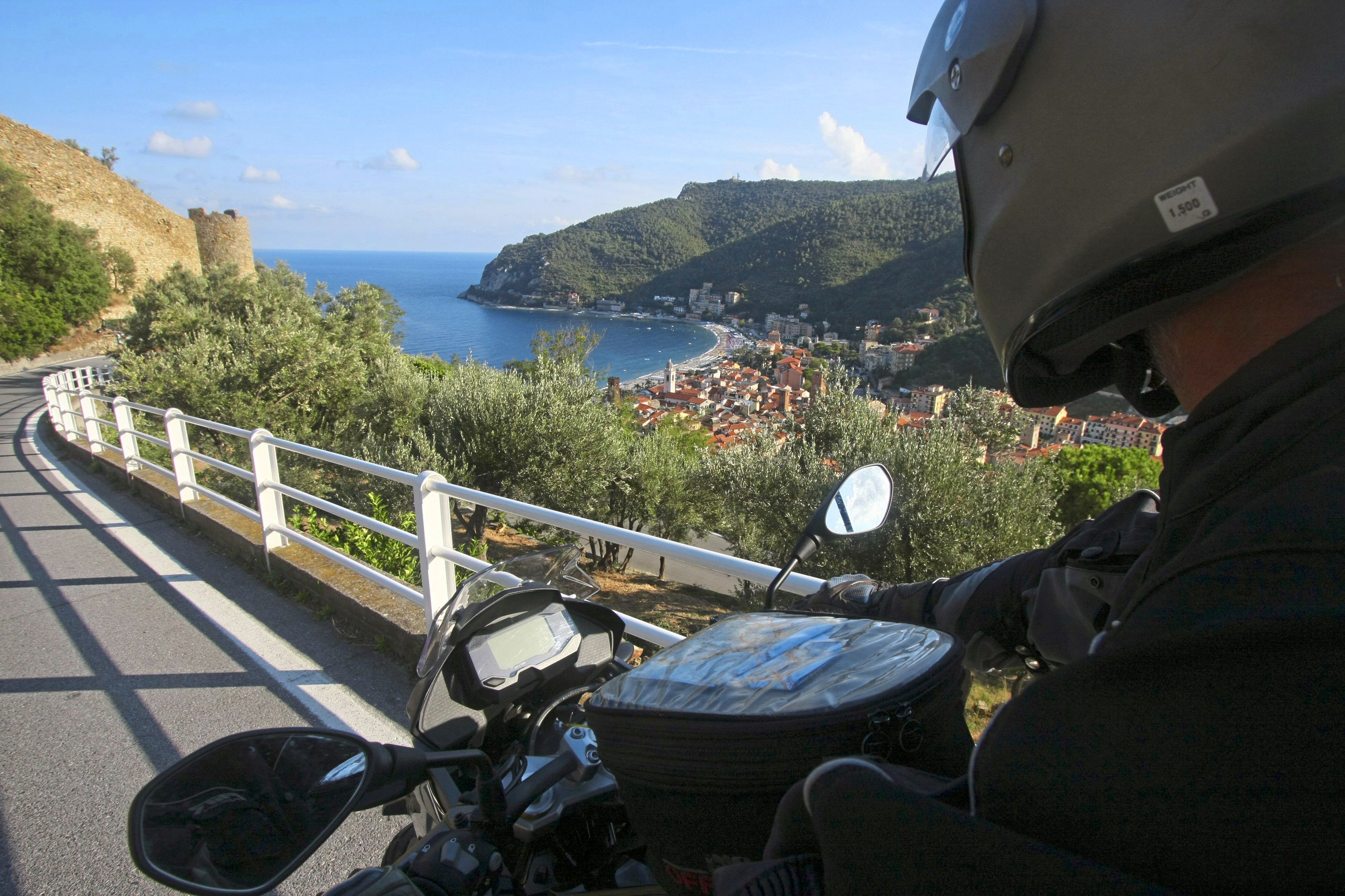 Italia en moto: la costa de Liguria.