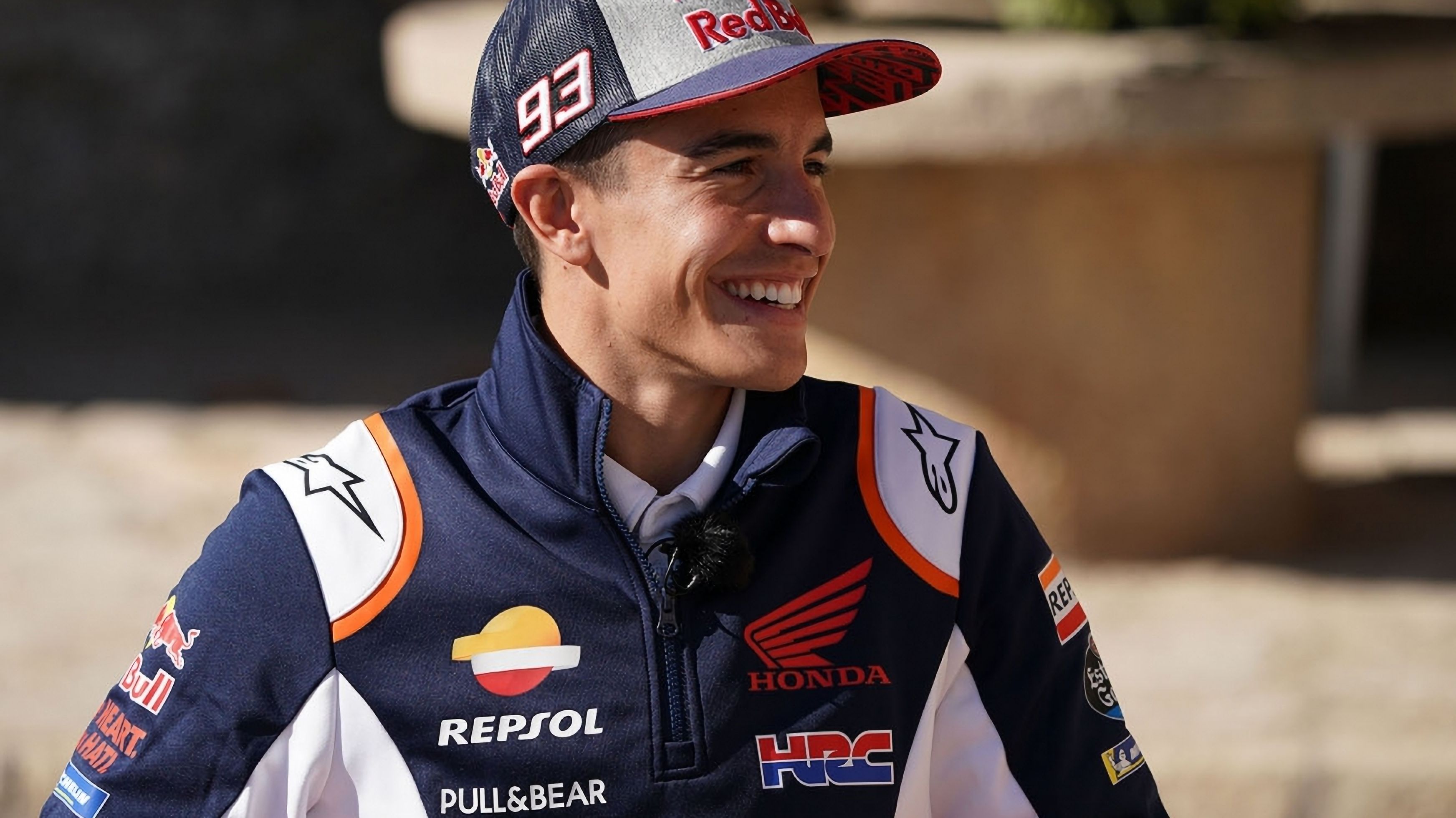Marc Márquez antes de someterse a la tercera operación
