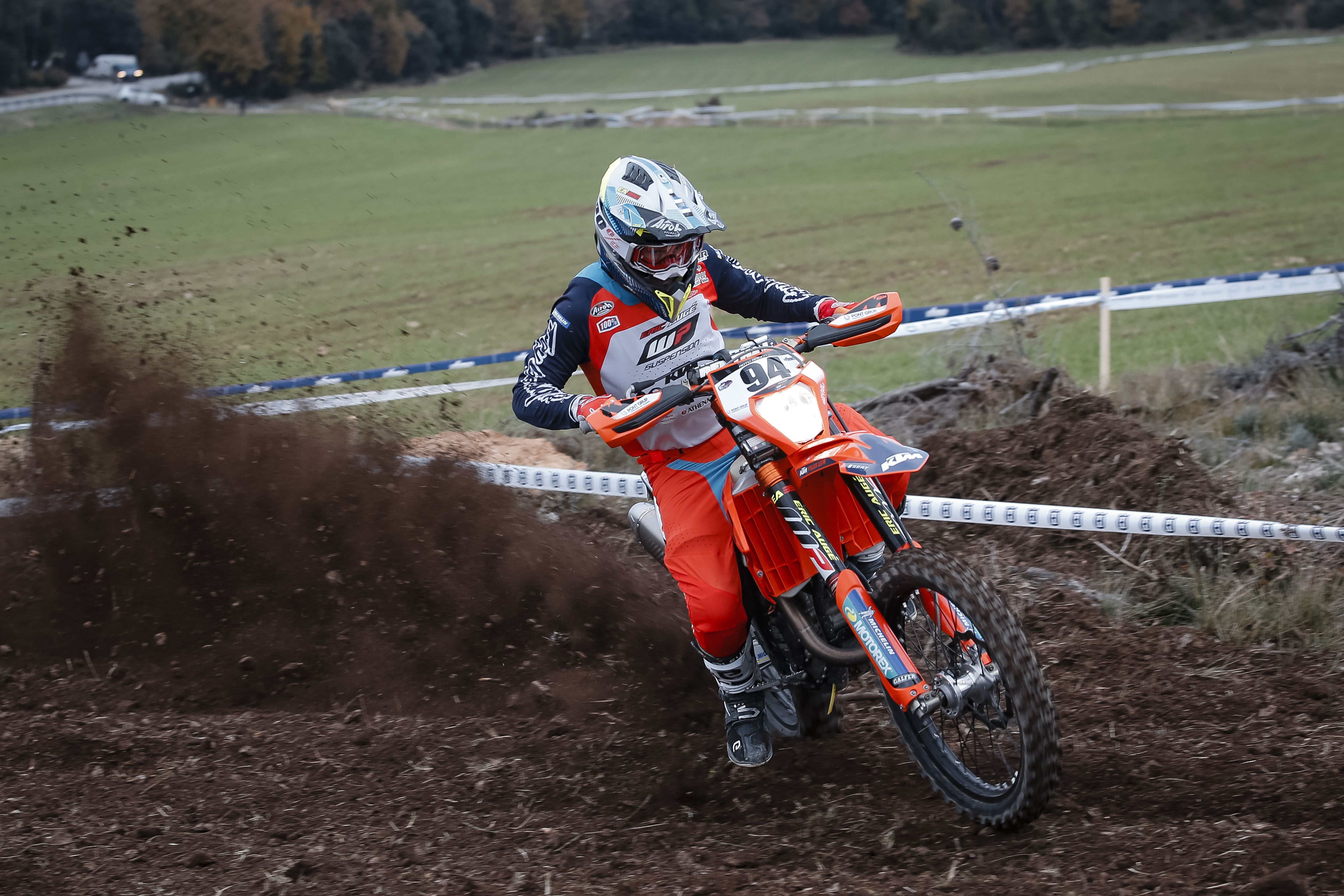 Jaume Betriu. Ganador E3 Enduro Manresa con su KTM 500.