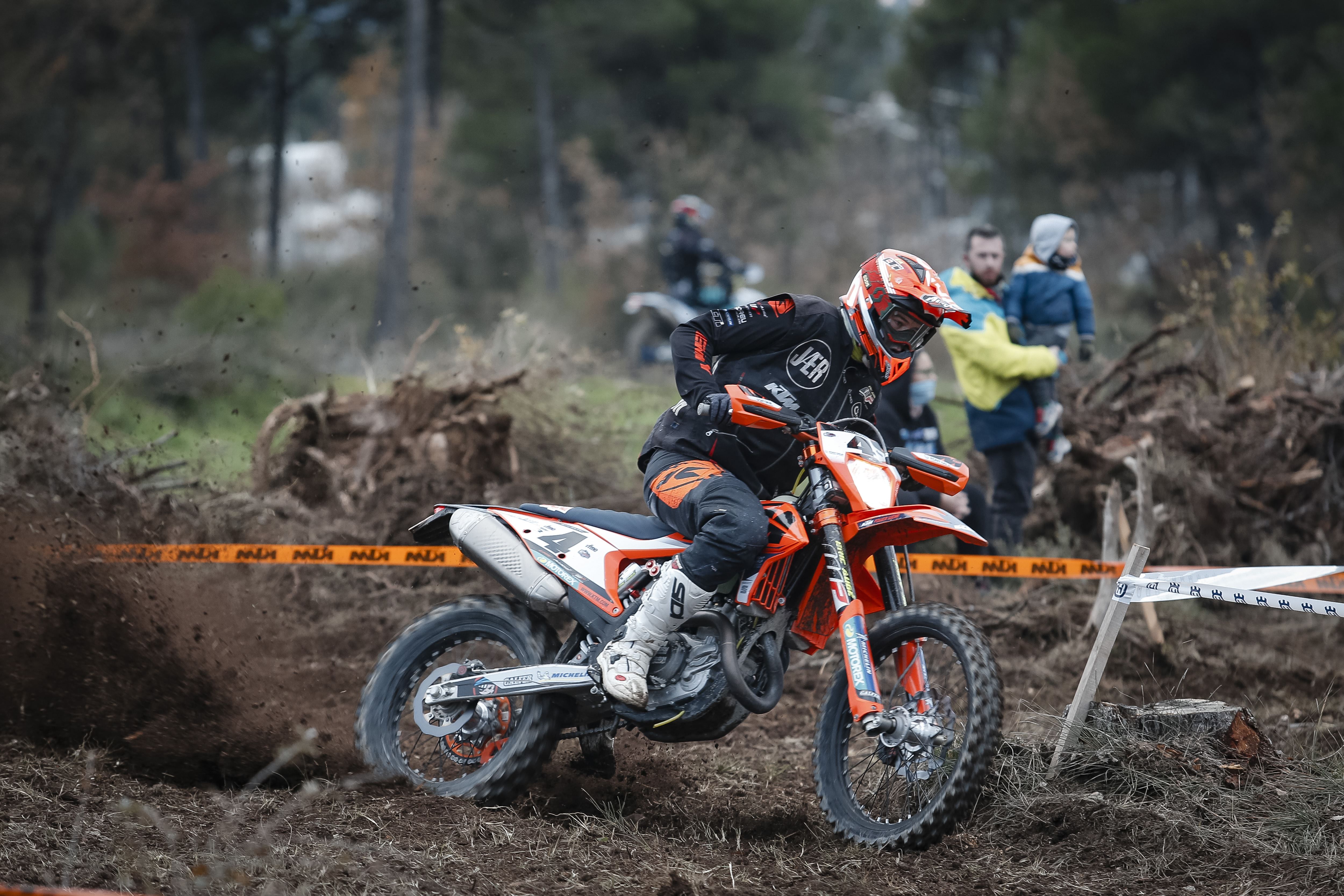Marc Sans. Podio E2 en Manresa con la KTM 500.