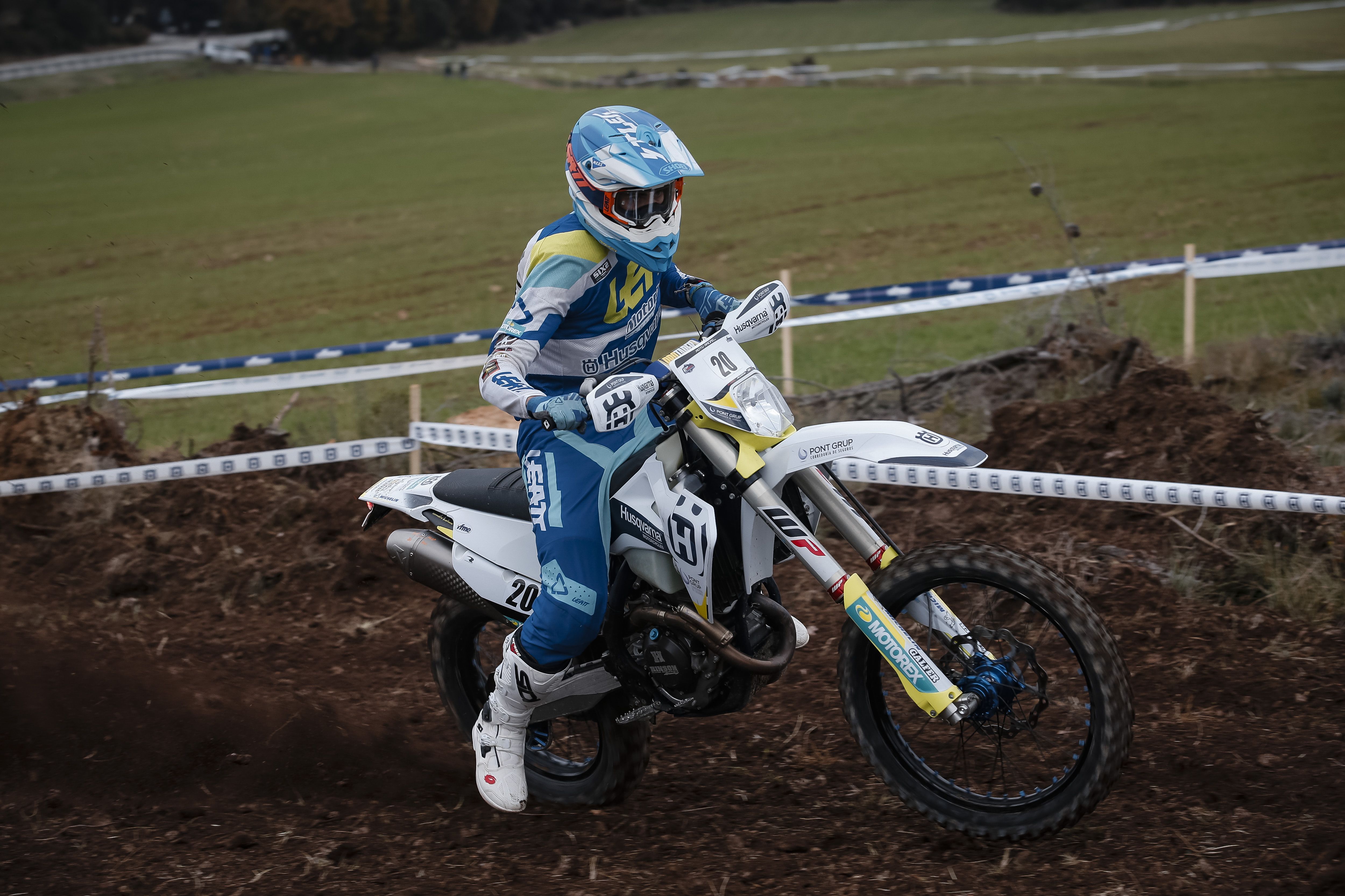 Simeó Ubach. Estreno en el enduro.