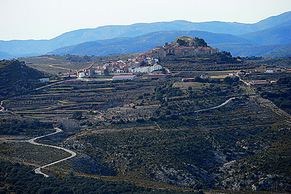 Mar y montaña en moto. Vista de Culla